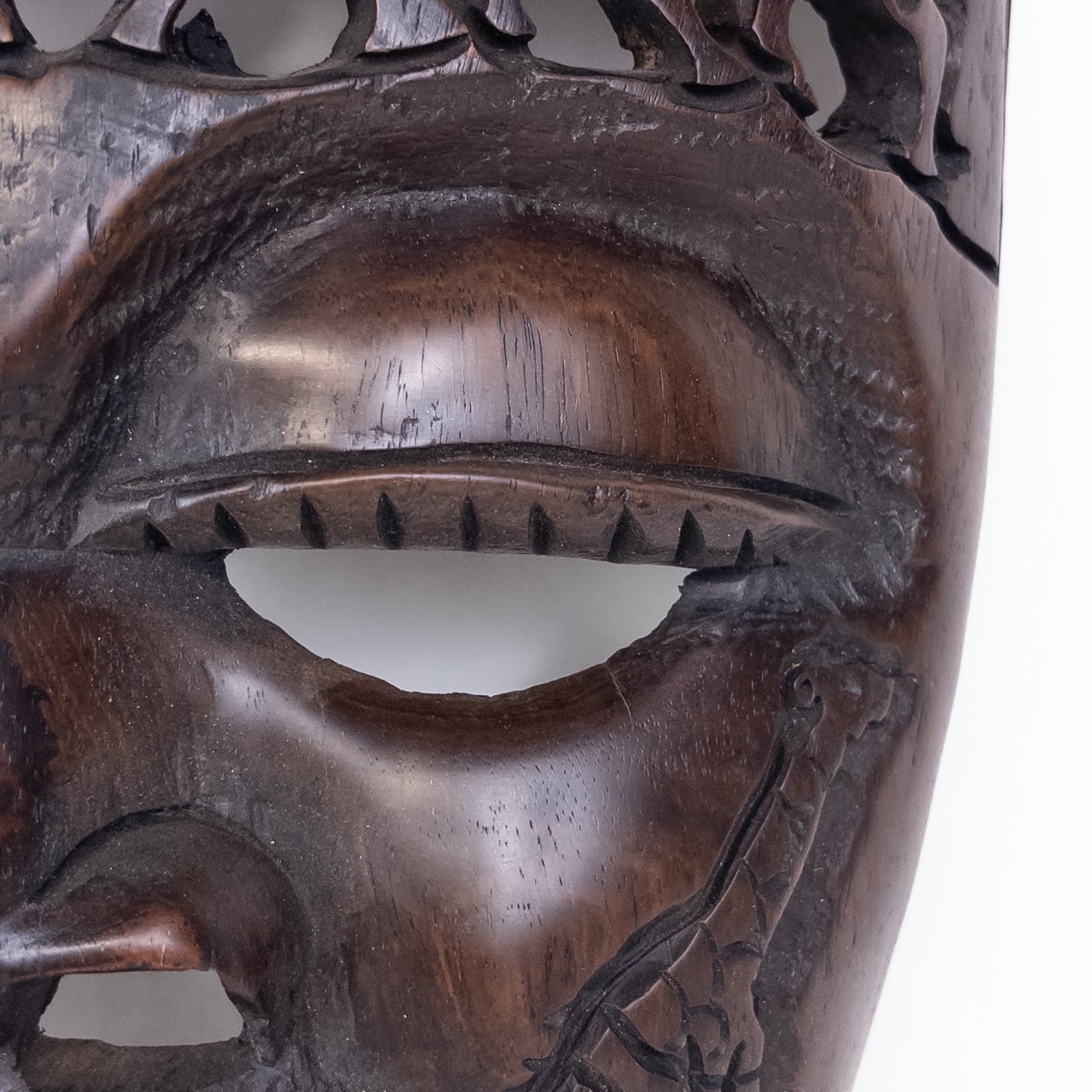 Kenyan Ebony Wood Masai Mask