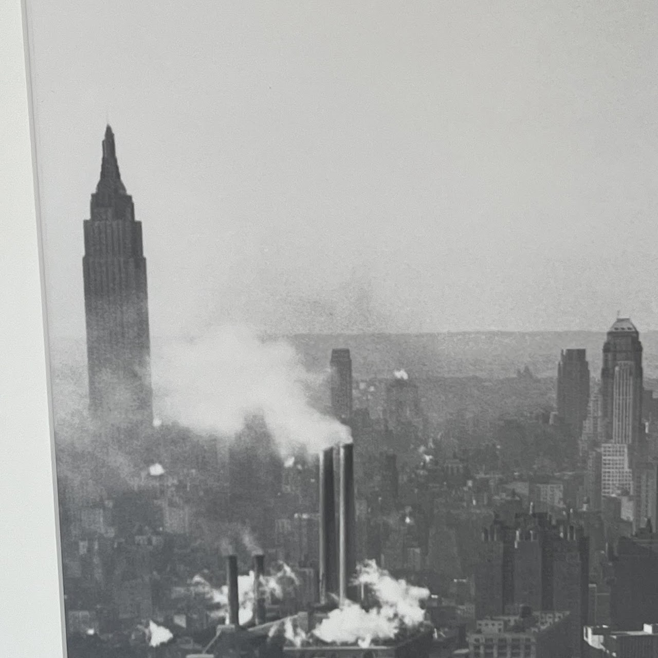 'Seaplane Over New York, 1946' Silver Gelatin Photograph