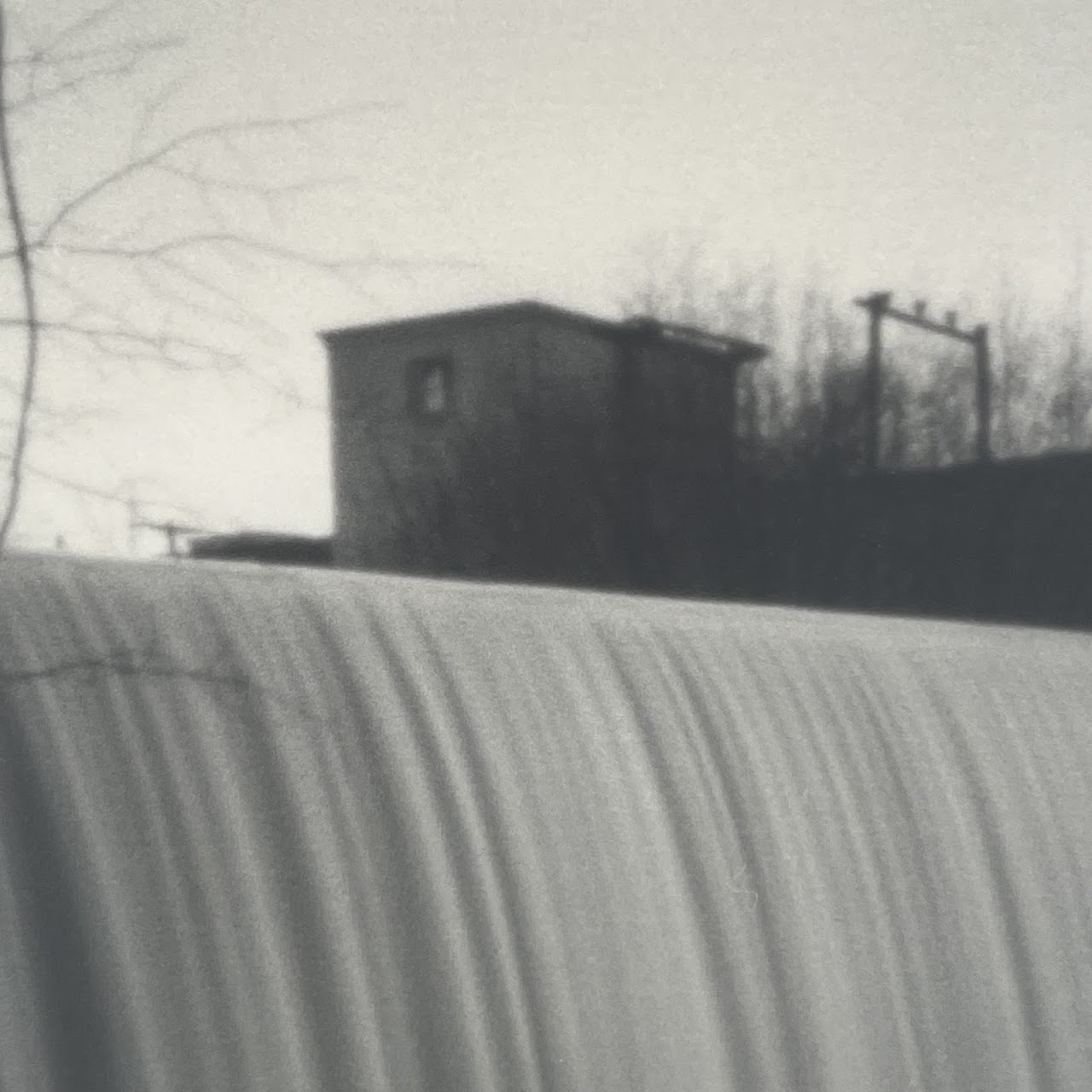 Tom Baril 'Phoenix, RI' Signed Silver Gelatin Landscape Photograph