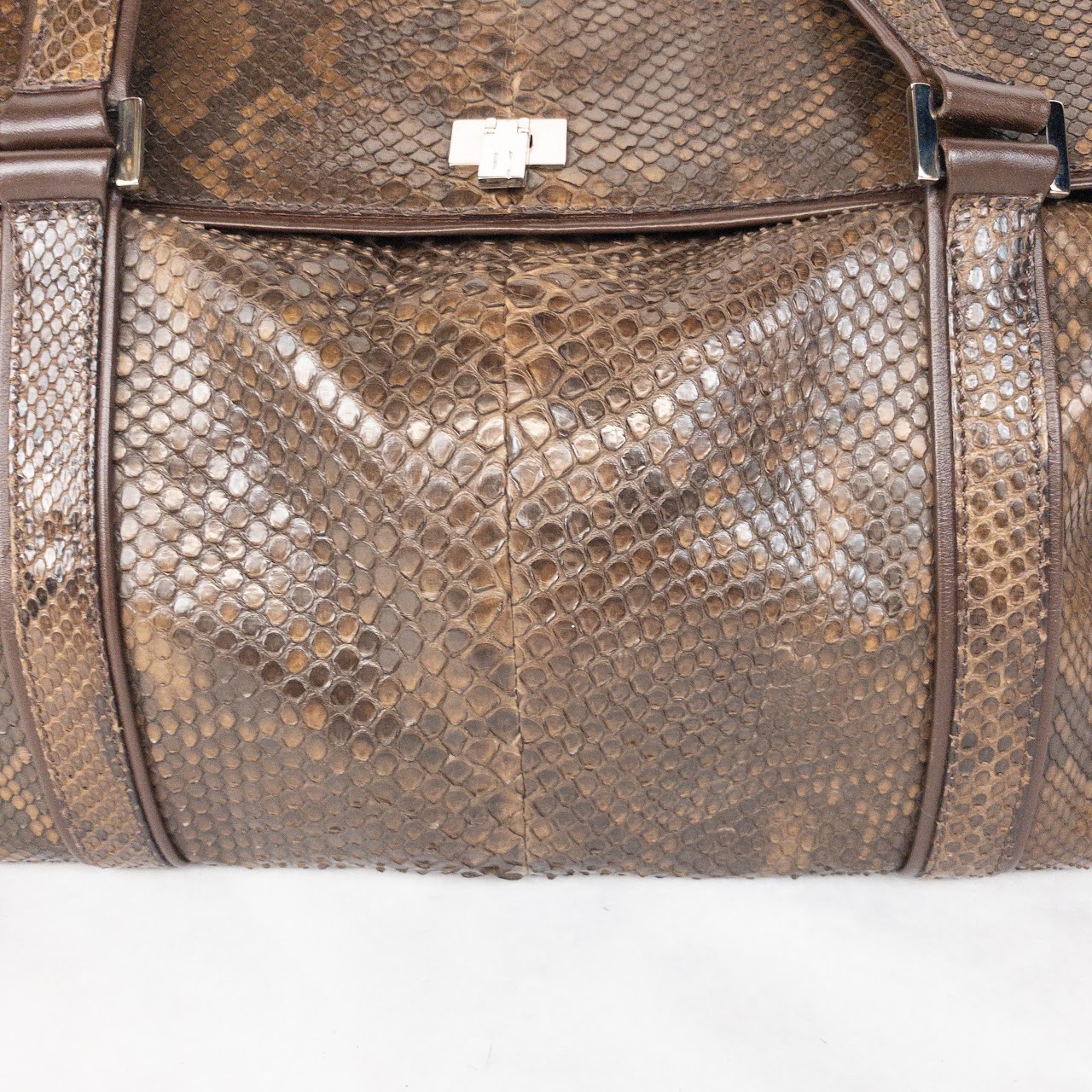 Lambertson Truex Snakeskin Handbag