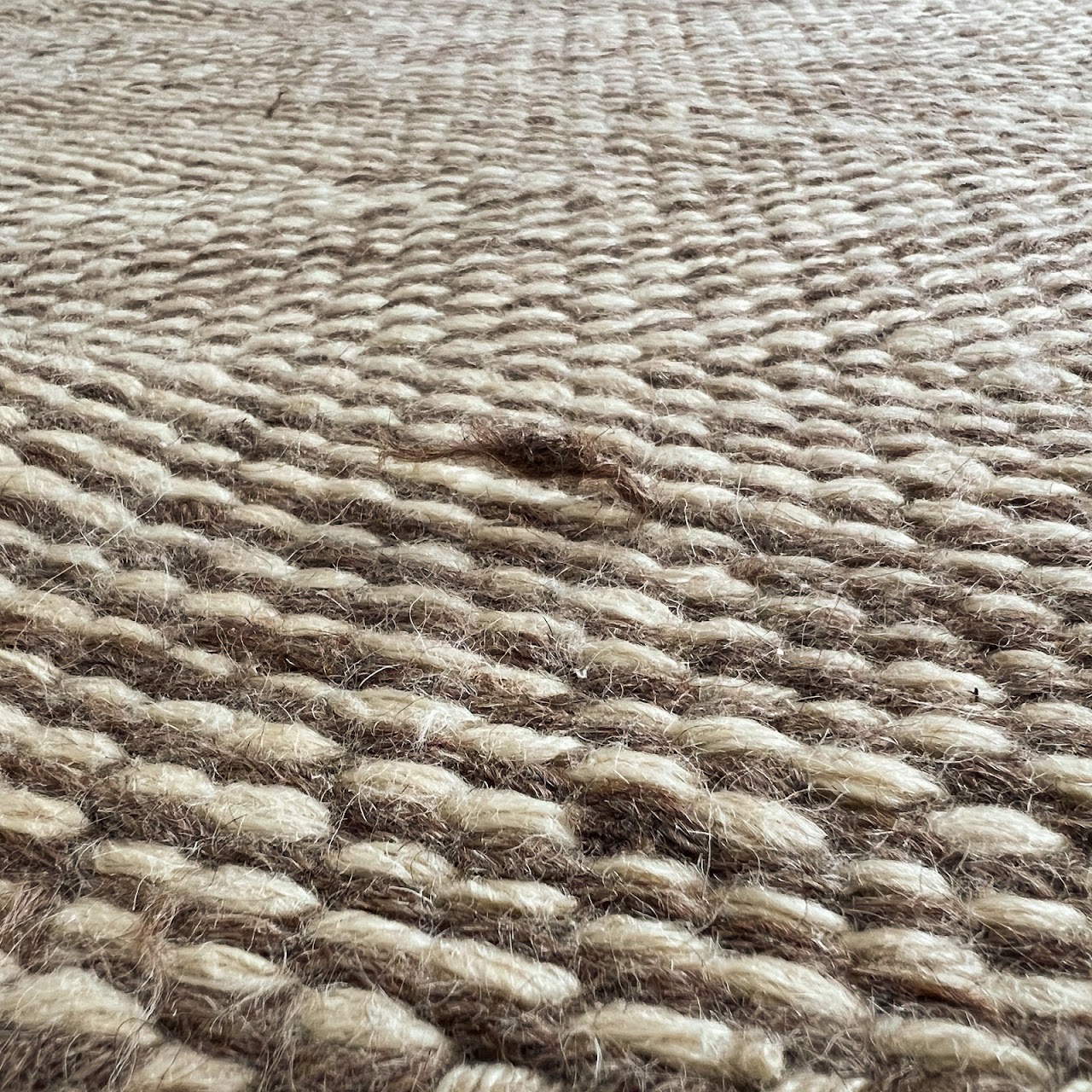 Wool Herringbone Area Rug