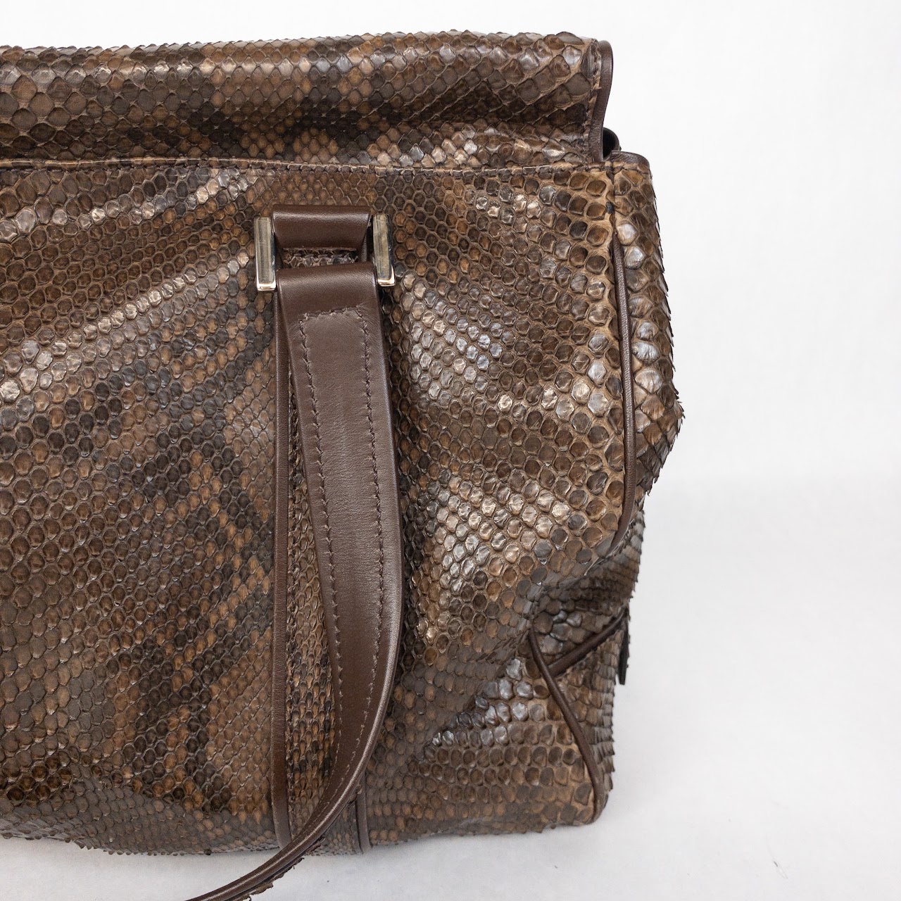 Lambertson Truex Snakeskin Handbag