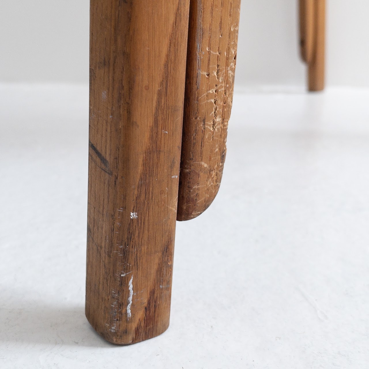 Bentwood & Cane Vintage Side Table Pair