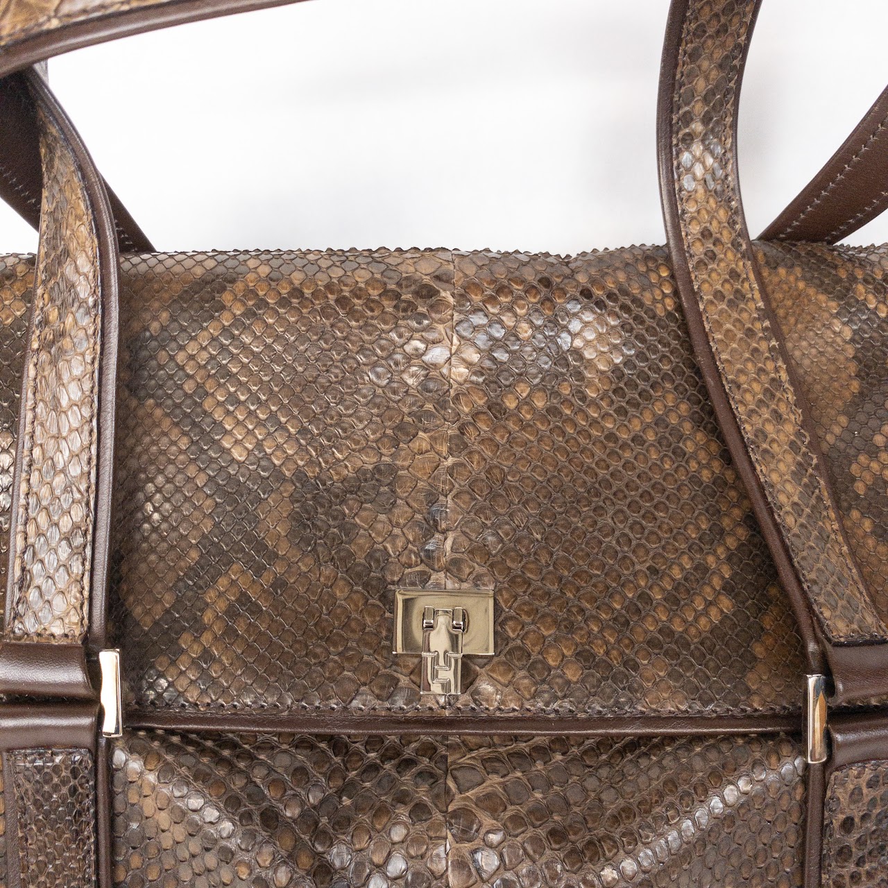 Lambertson Truex Snakeskin Handbag