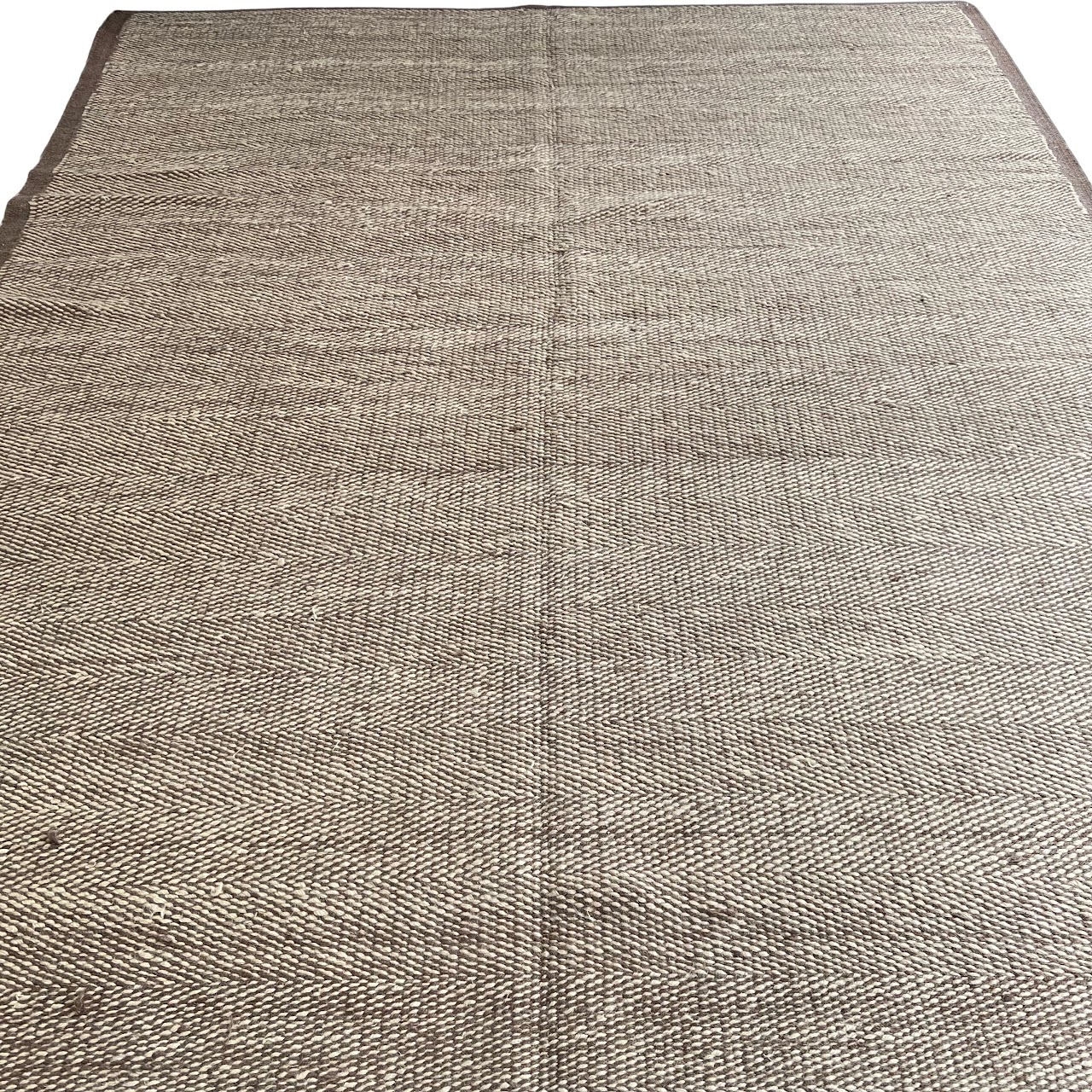 Wool Herringbone Area Rug