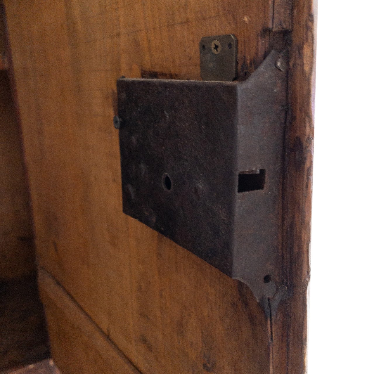 Mid 19th C. Hand-Painted Cupboard