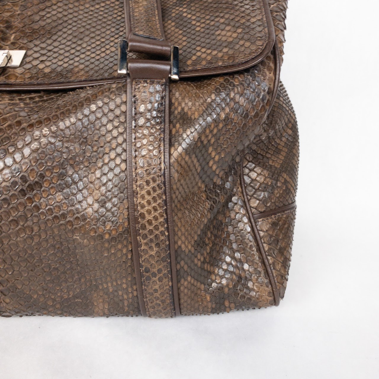 Lambertson Truex Snakeskin Handbag