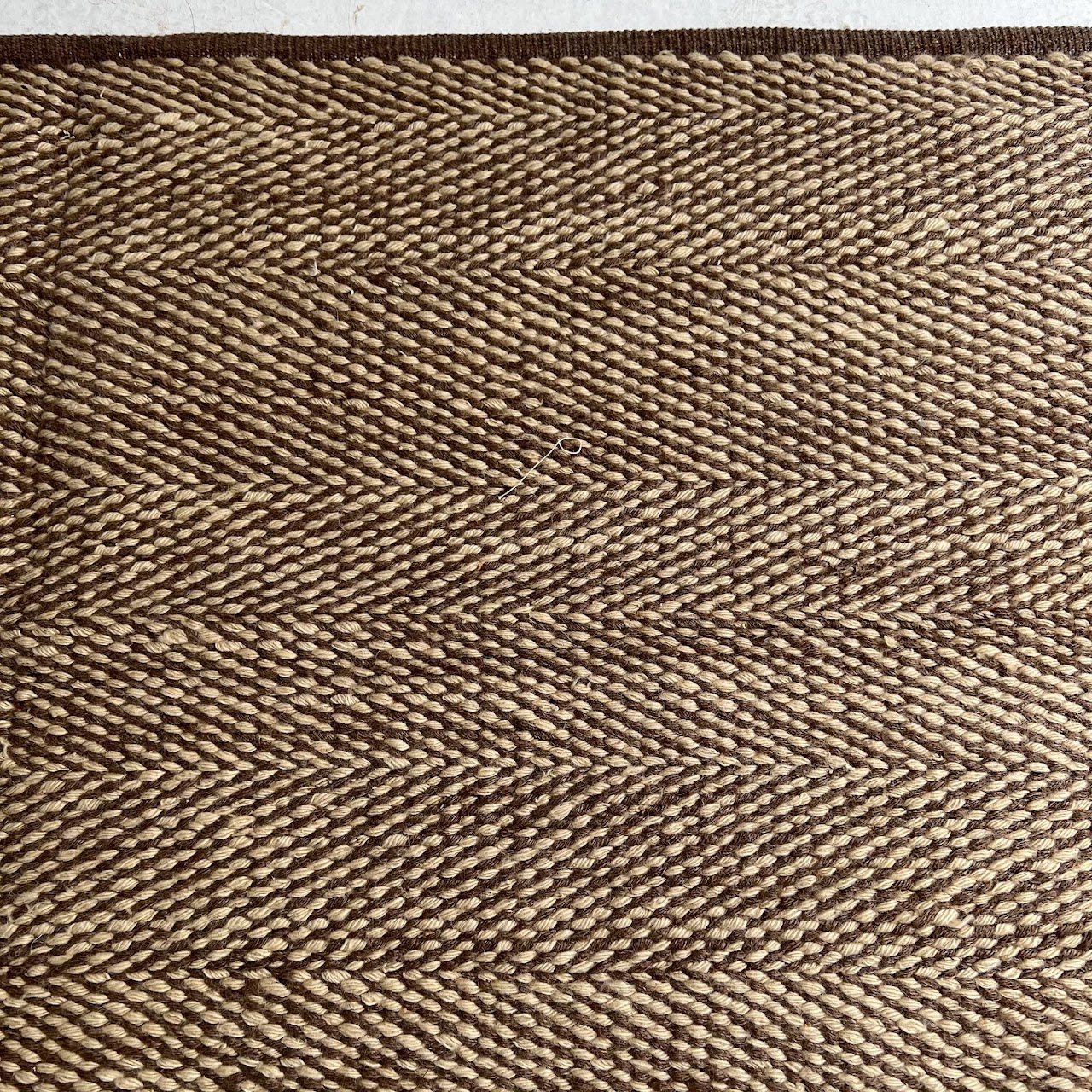 Wool Herringbone Area Rug