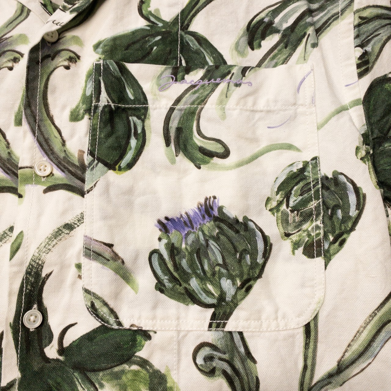 Jacquemus Le Coup De  Artichoke Shirt