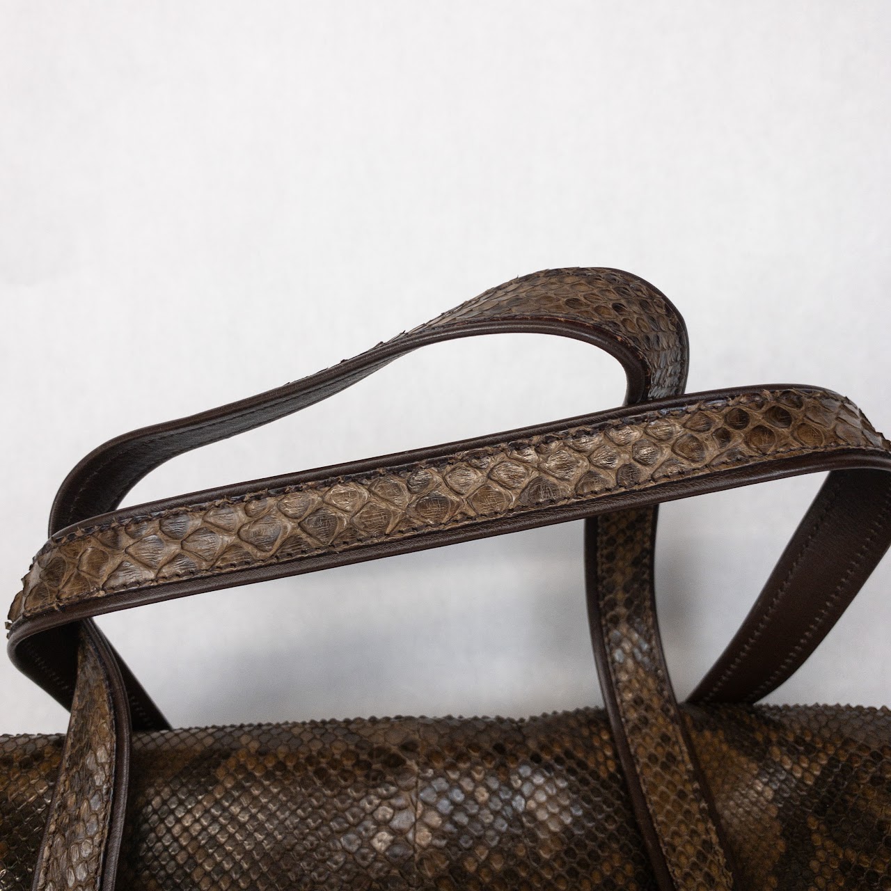 Lambertson Truex Snakeskin Handbag