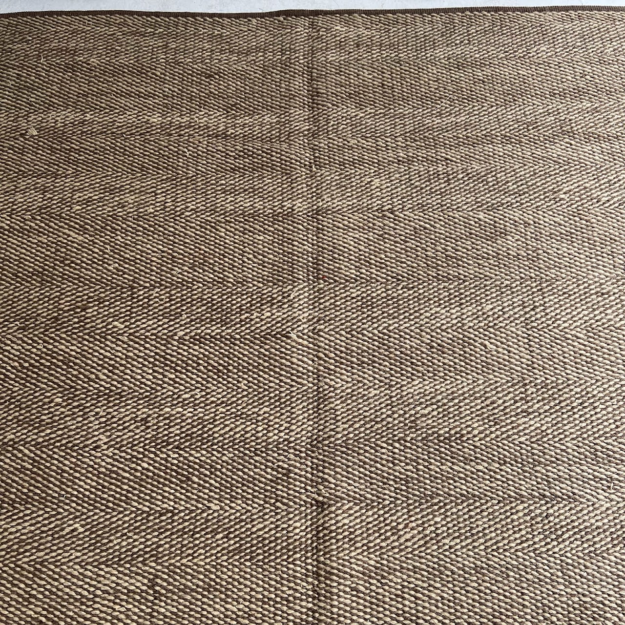 Wool Herringbone Area Rug