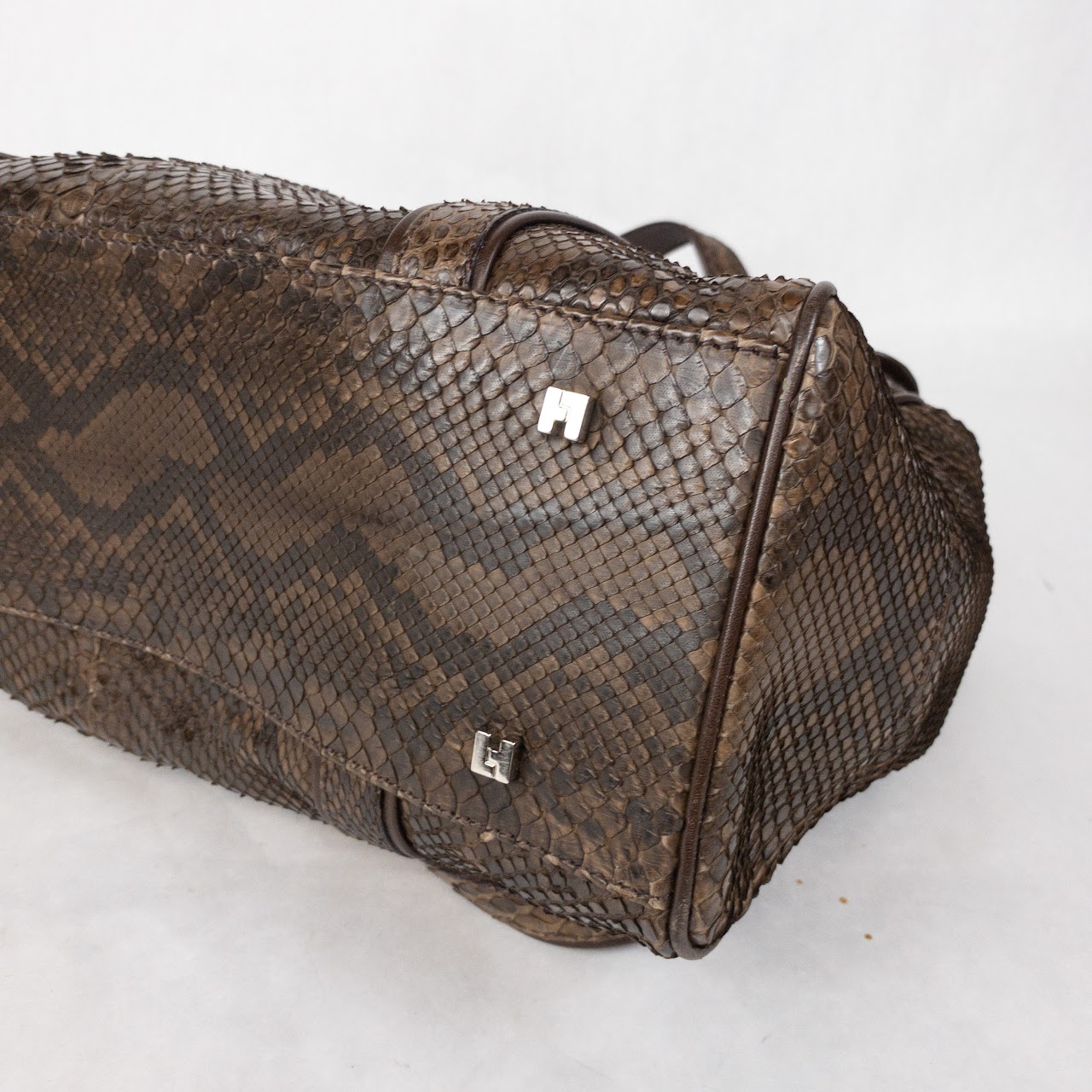 Lambertson Truex Snakeskin Handbag