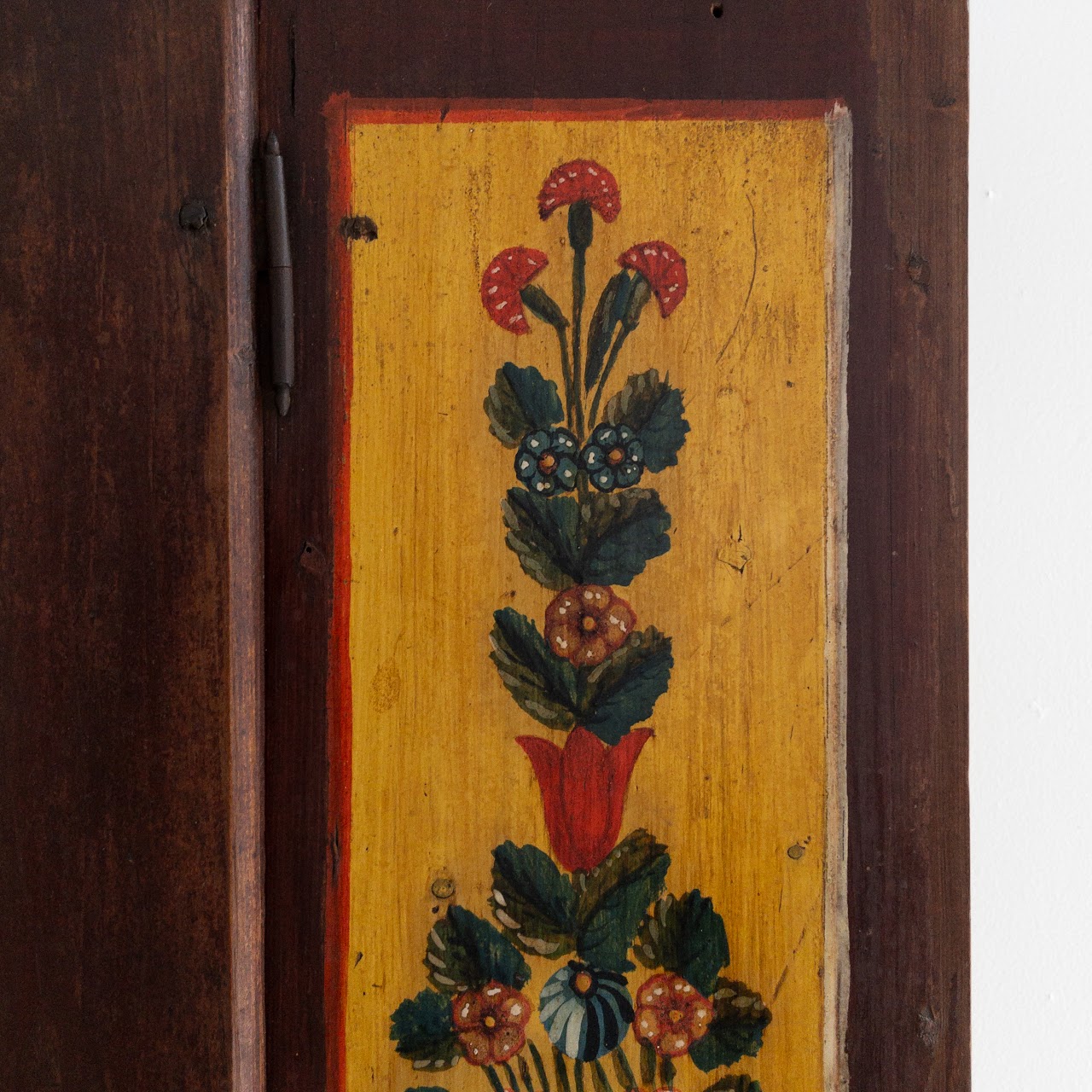 Mid 19th C. Hand-Painted Cupboard