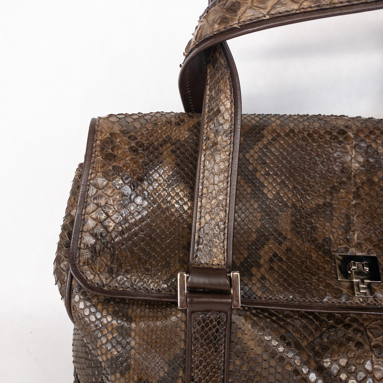 Lambertson Truex Snakeskin Handbag