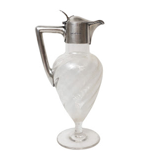 Sterling Silver and Glass Joseph Rodgers & Sons Pitcher