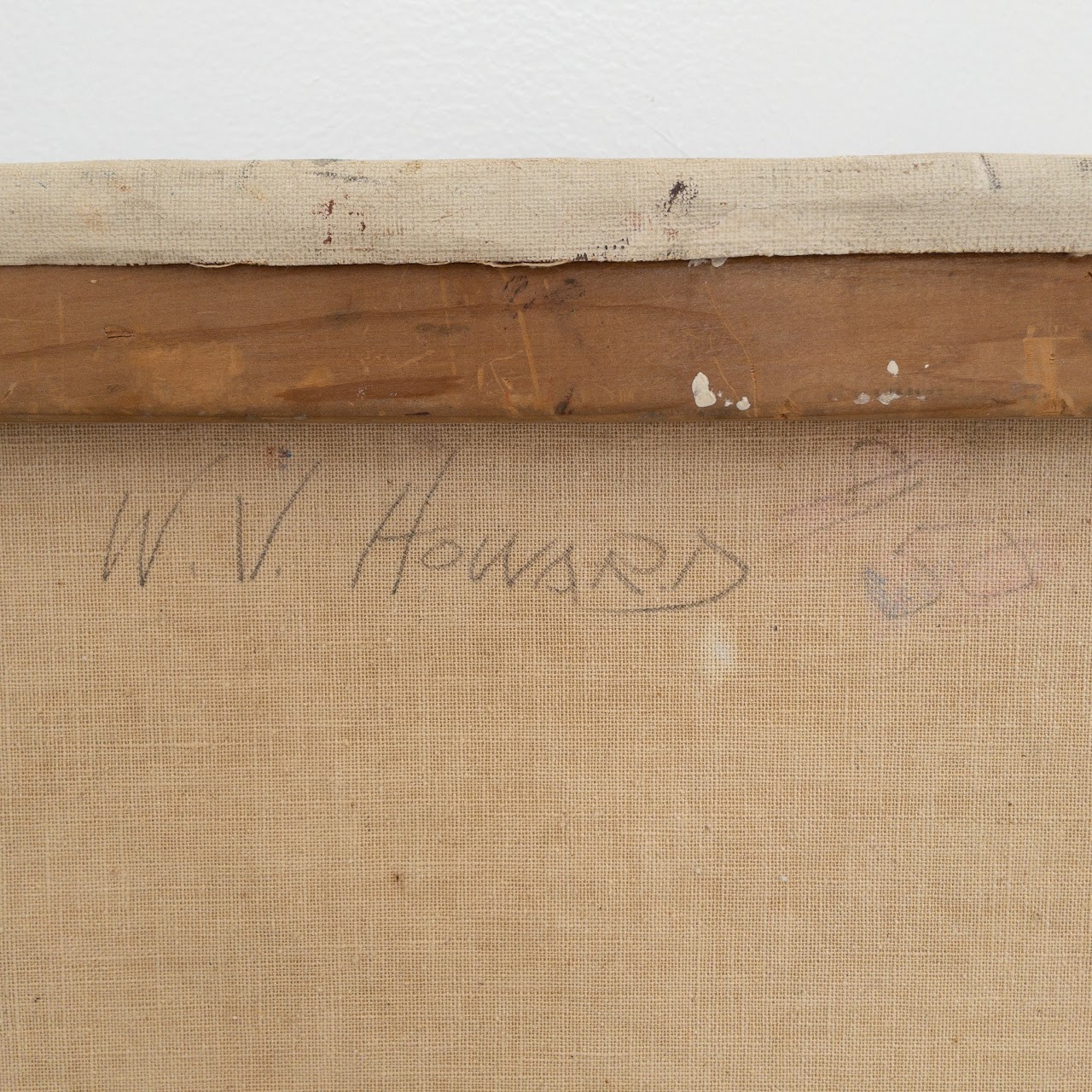 W.V. Howard Signed Mid-Century Modernist Still Life Oil Painting