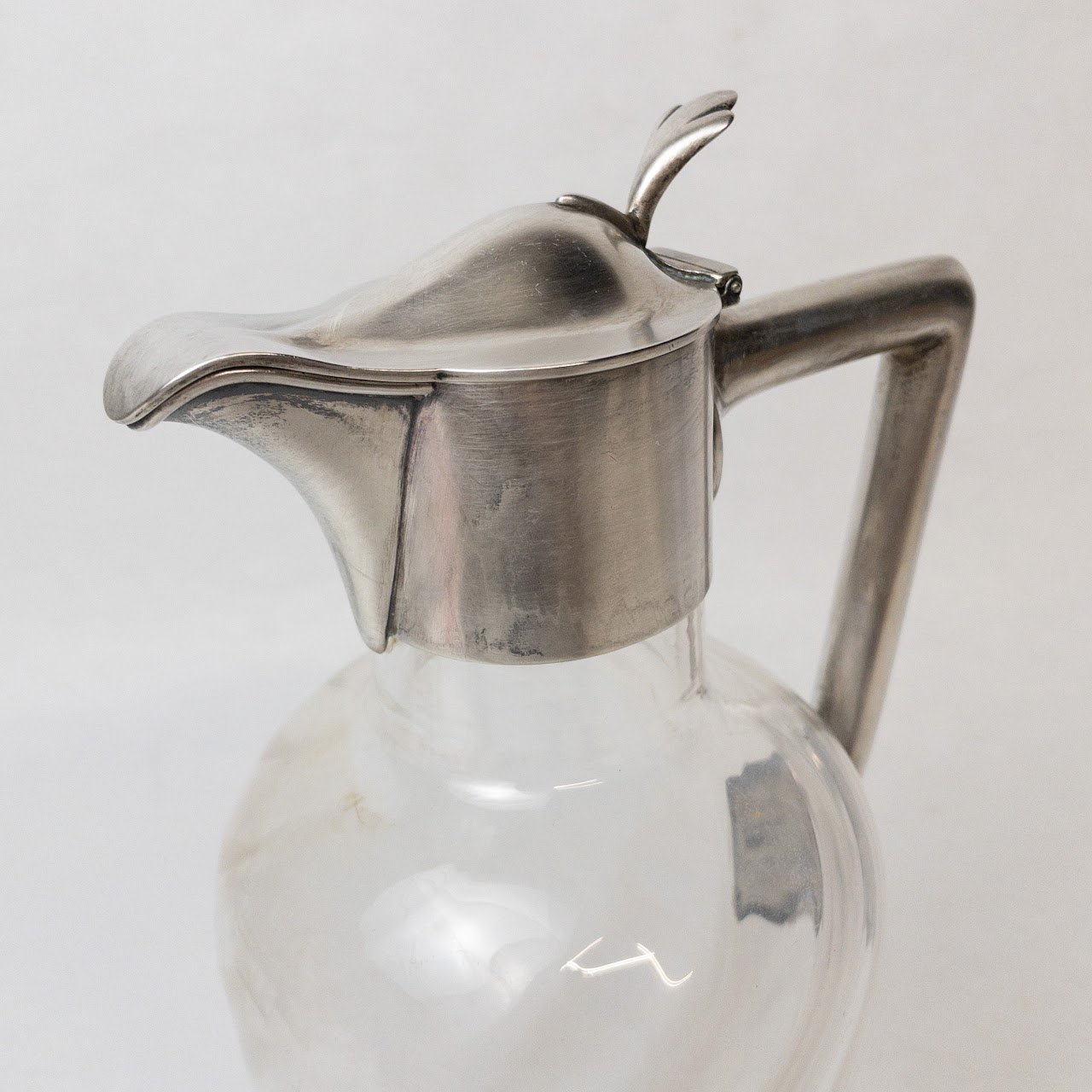Sterling Silver and Glass Joseph Rodgers & Sons Pitcher