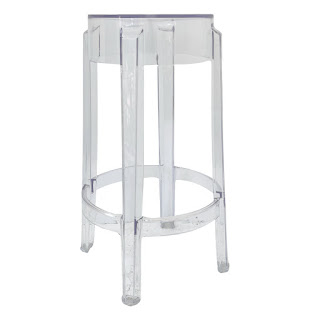 Polycarbonate Counter Stool Set of Four