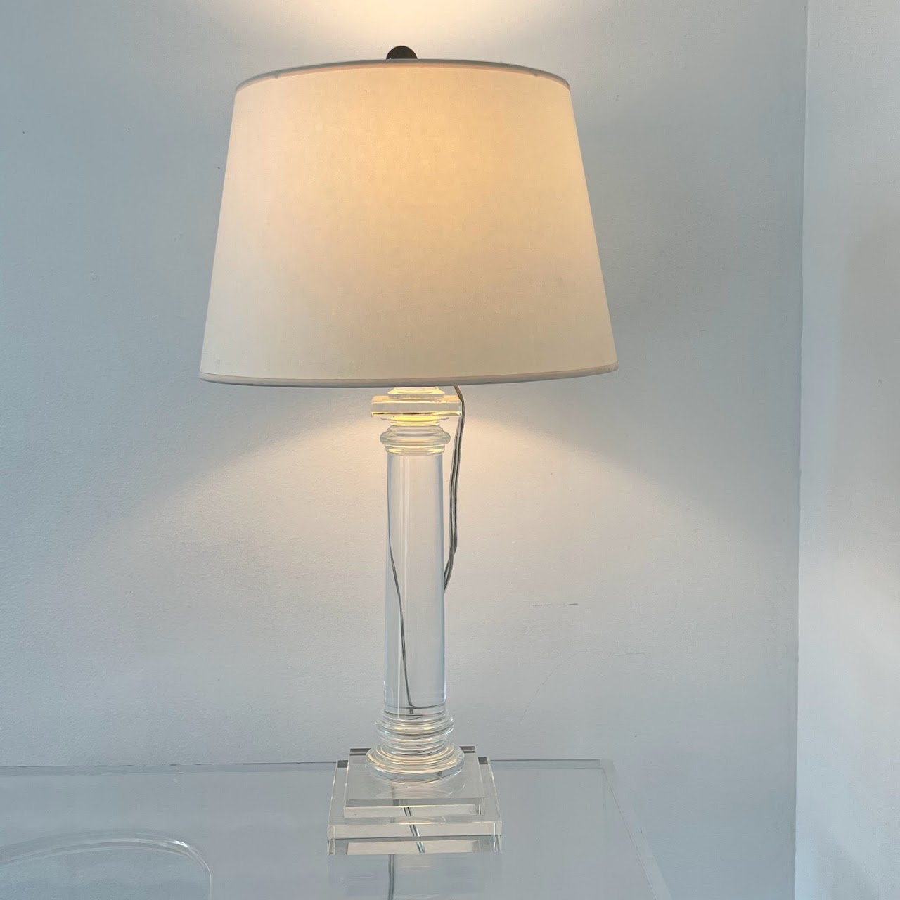 Visual Comfort Crystal Table Lamp