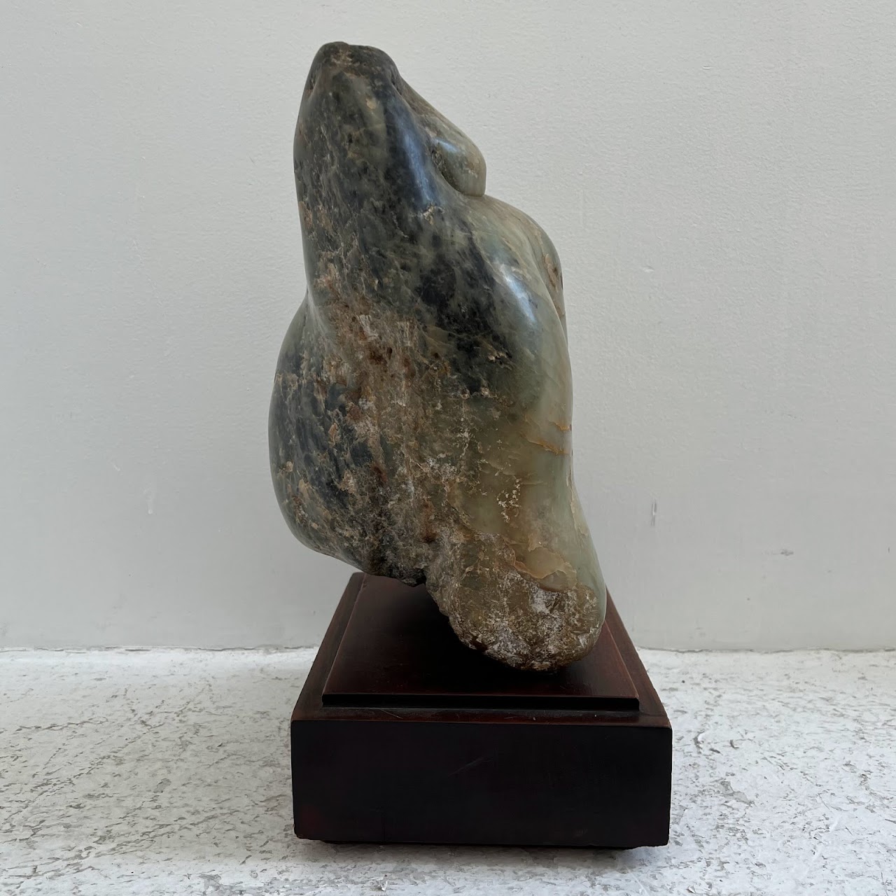 Modern Figural Granite & Quartz Sculpture