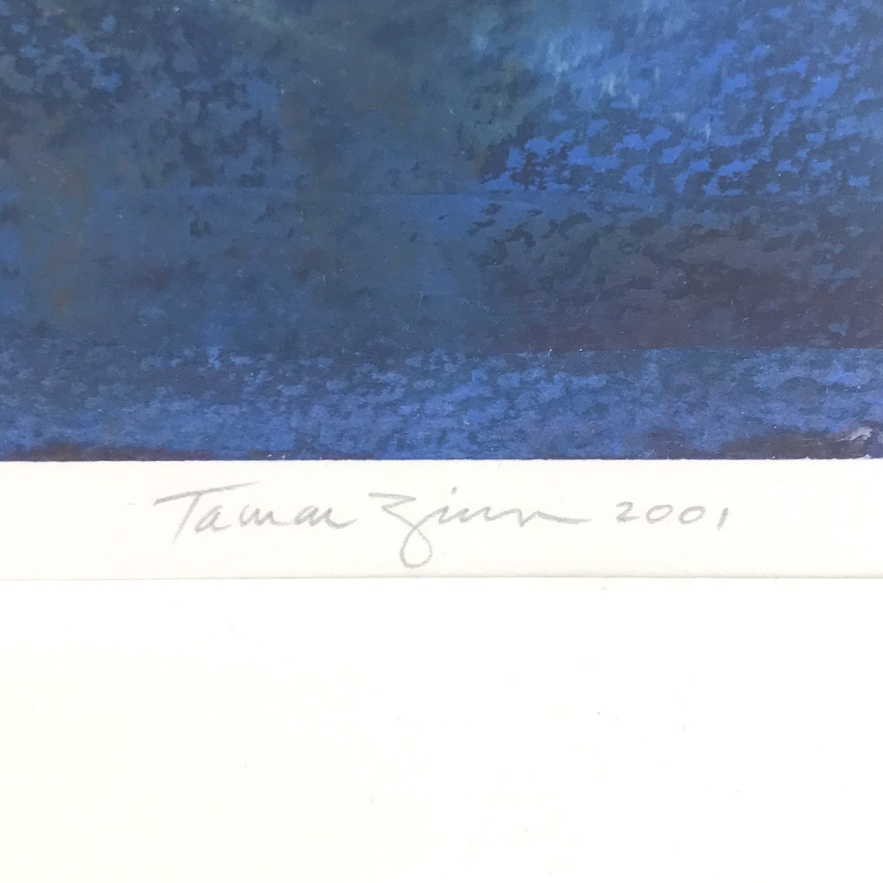 Tamar Zinn Signed Pastel Drawing