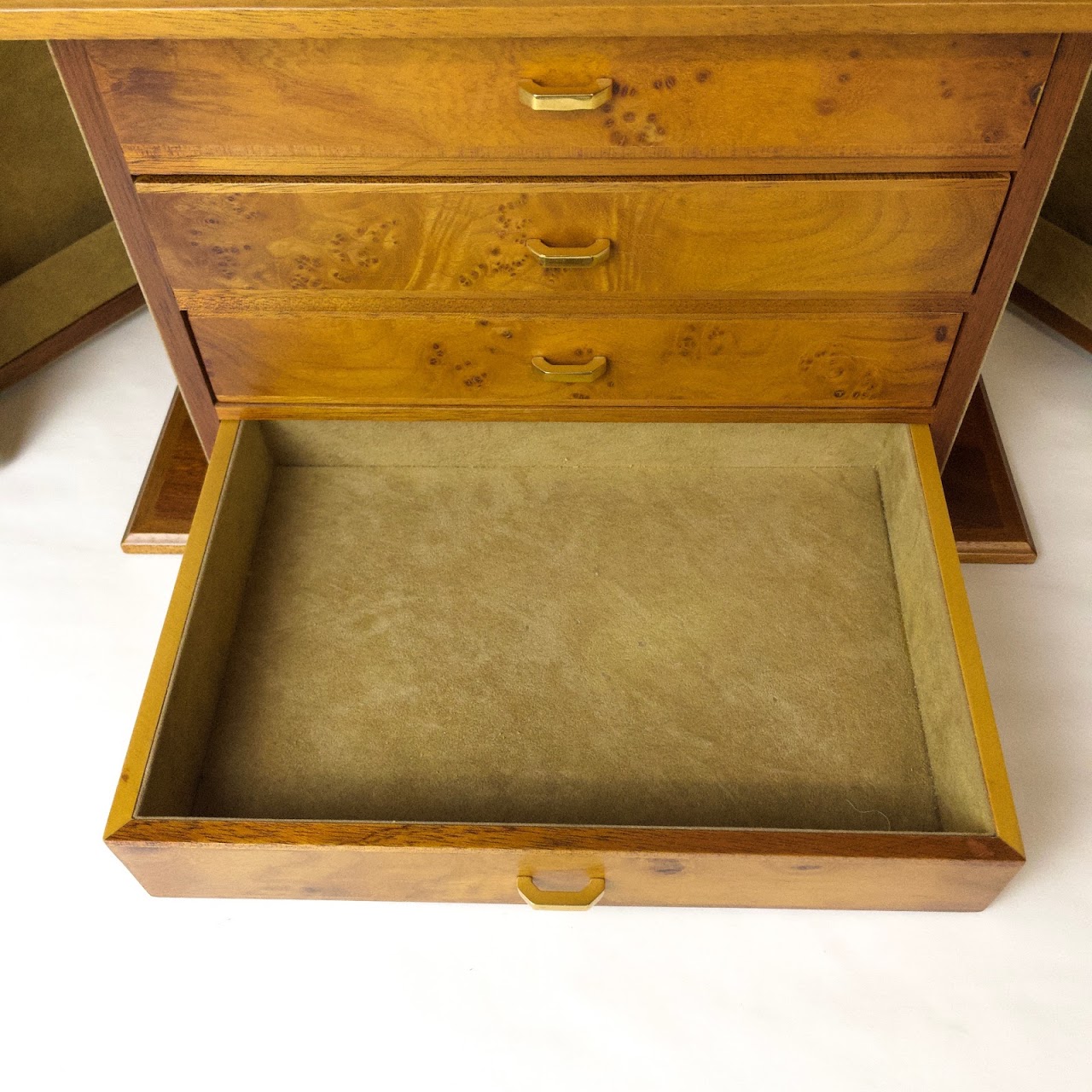 Burl Wood Jewelry Box