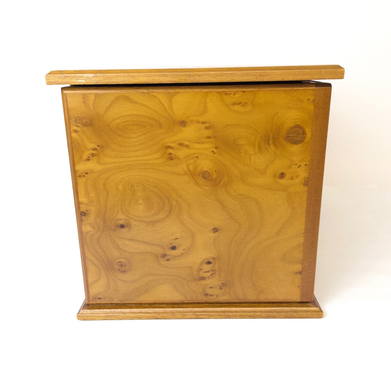 Burl Wood Jewelry Box