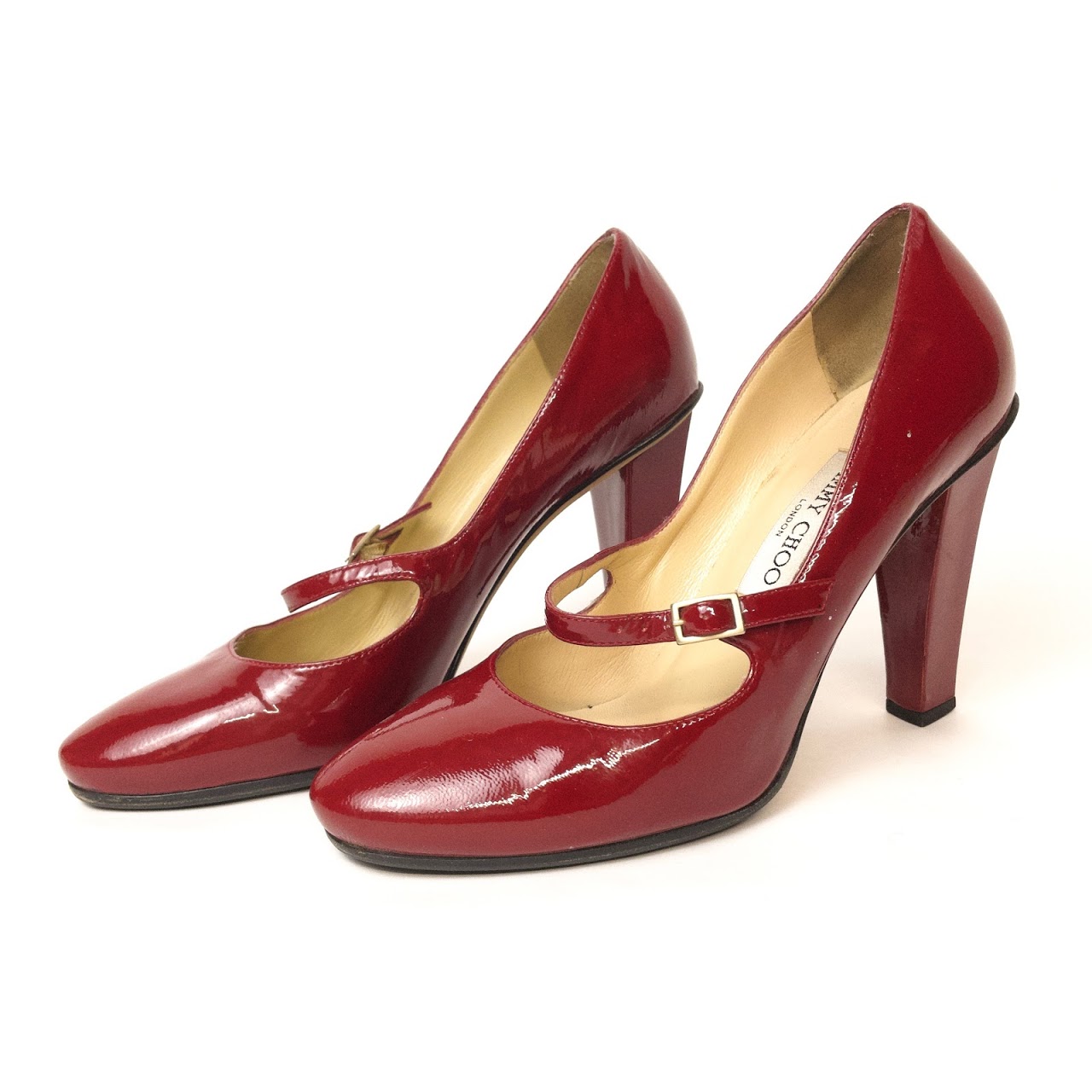 Jimmy Choo Patent Leather Mary-Jane Pumps