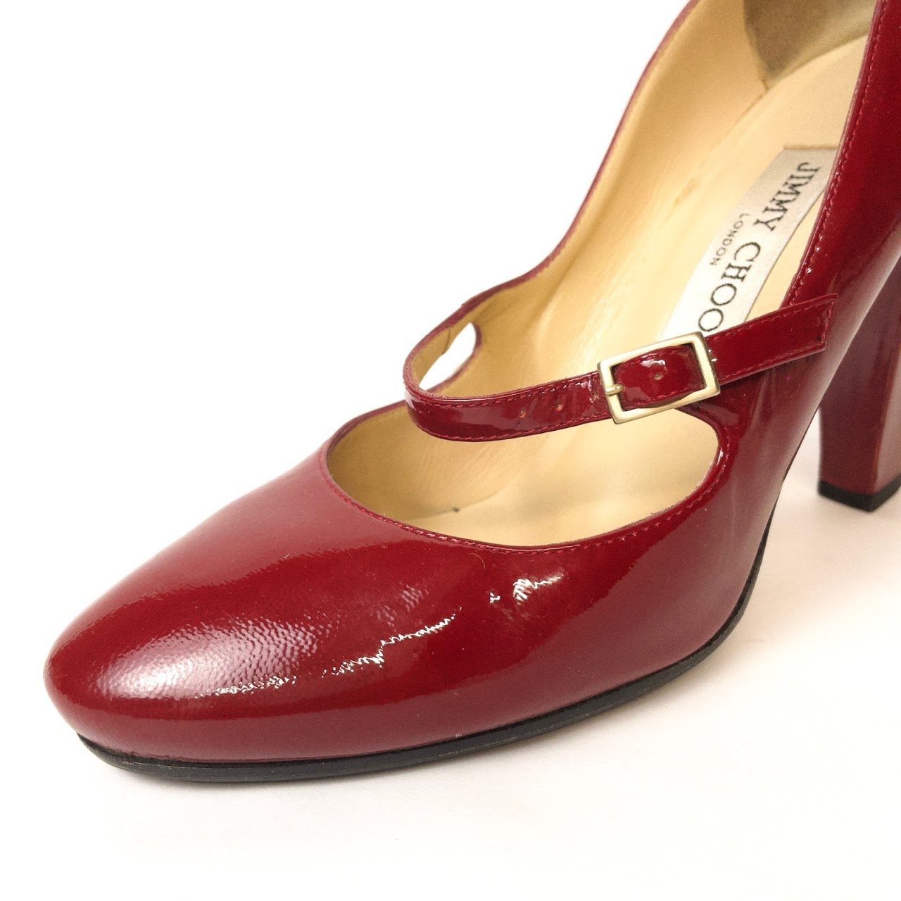 Jimmy Choo Patent Leather Mary-Jane Pumps