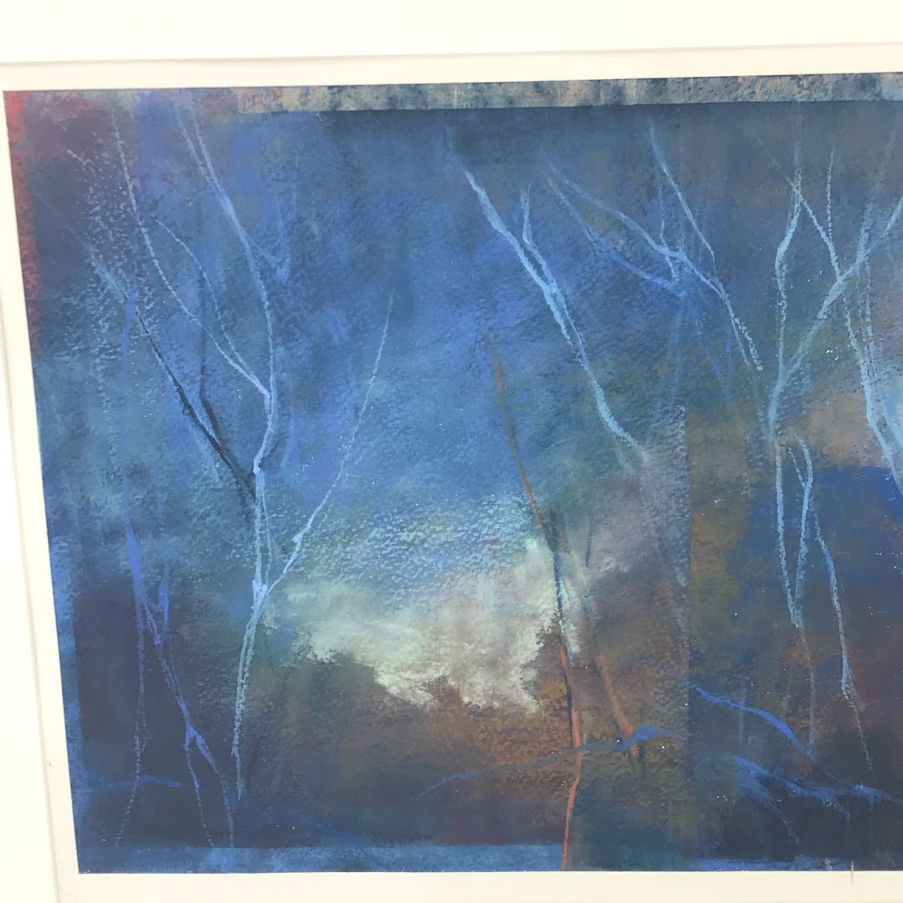 Tamar Zinn Signed Pastel Drawing