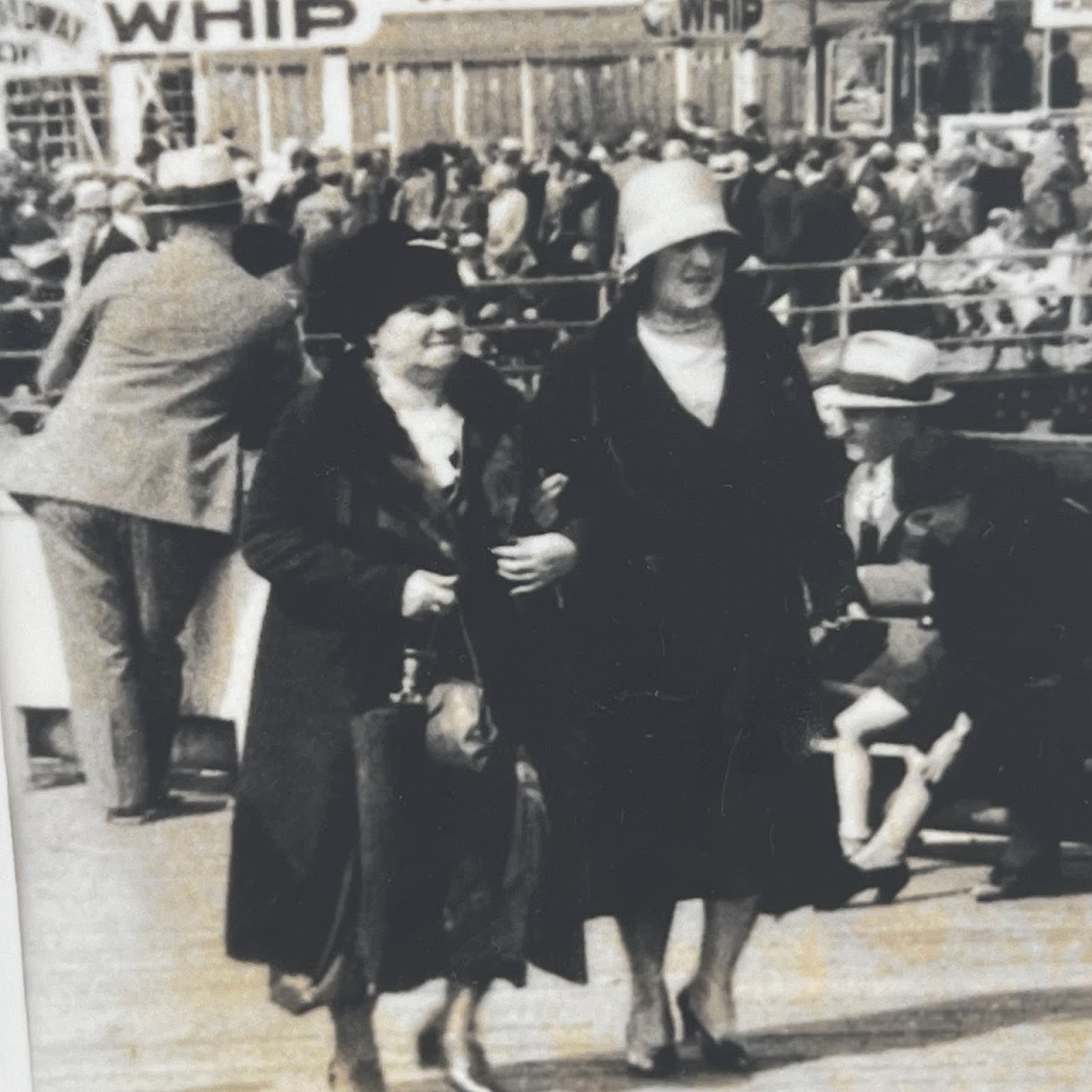 'An Outing at Coney Island, 1920s'  Vintage Silver Gelatin Photograph