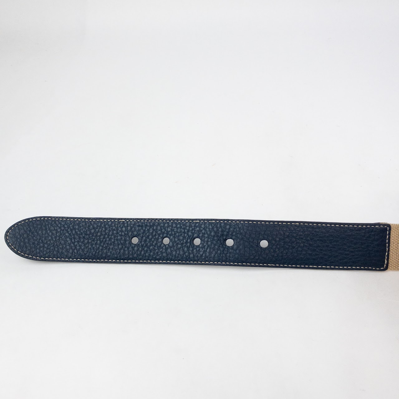 Prada Canvas & Leather Belt