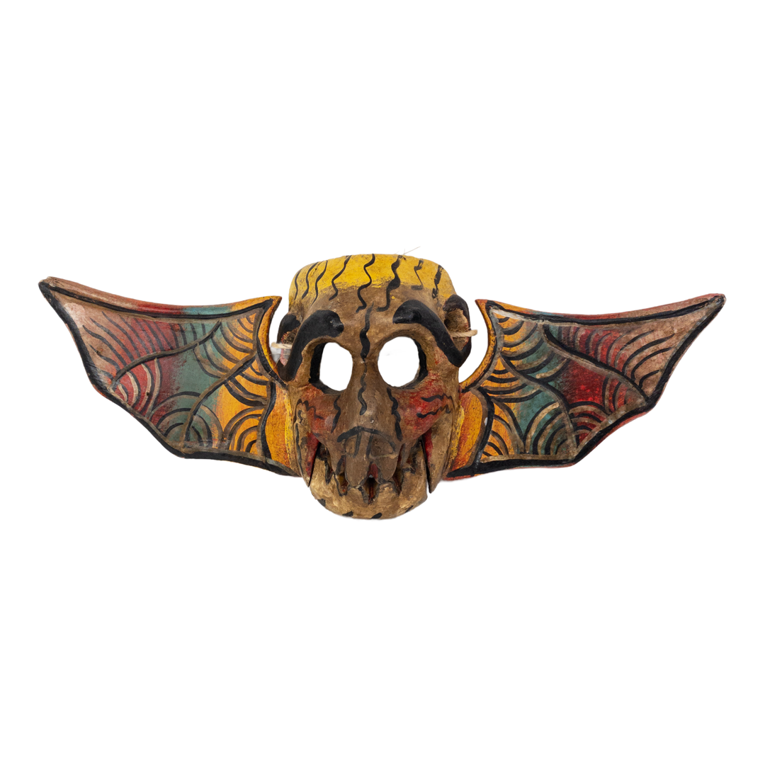 Mexican Folk Art Flying Bat Mask