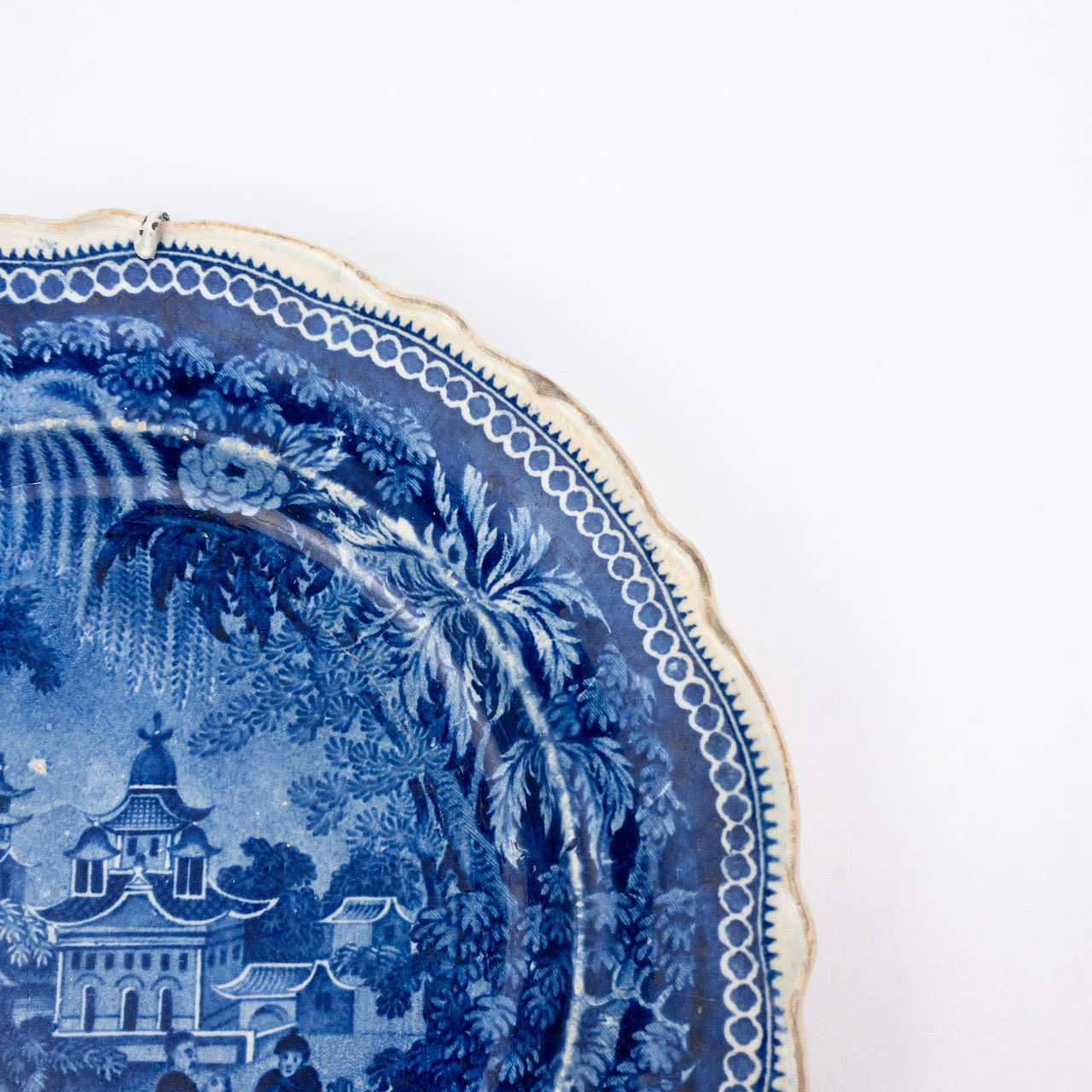 R. Stevenson & Son Antique 'Palestine' Transferware Plate