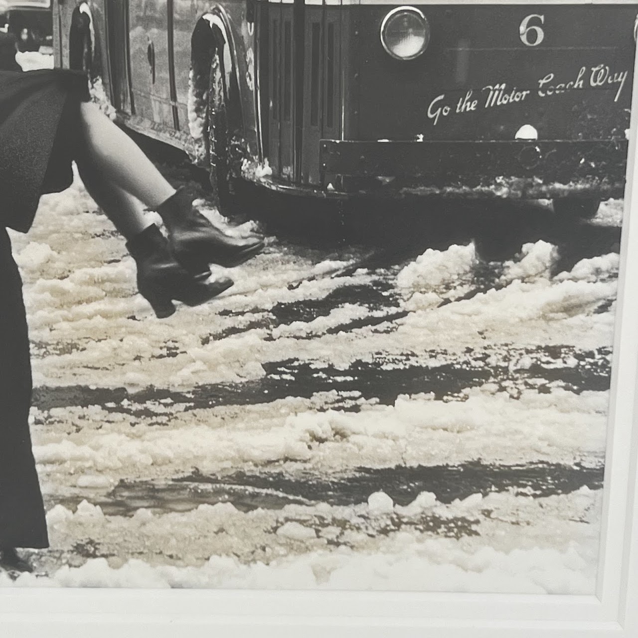 'Sailor Lends a Helping Hand in Times Square, 1944'  Vintage Silver Gelatin Photograph