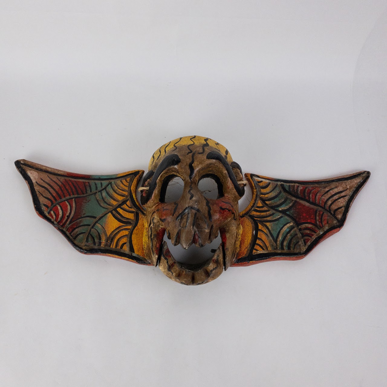 Mexican Folk Art Flying Bat Mask