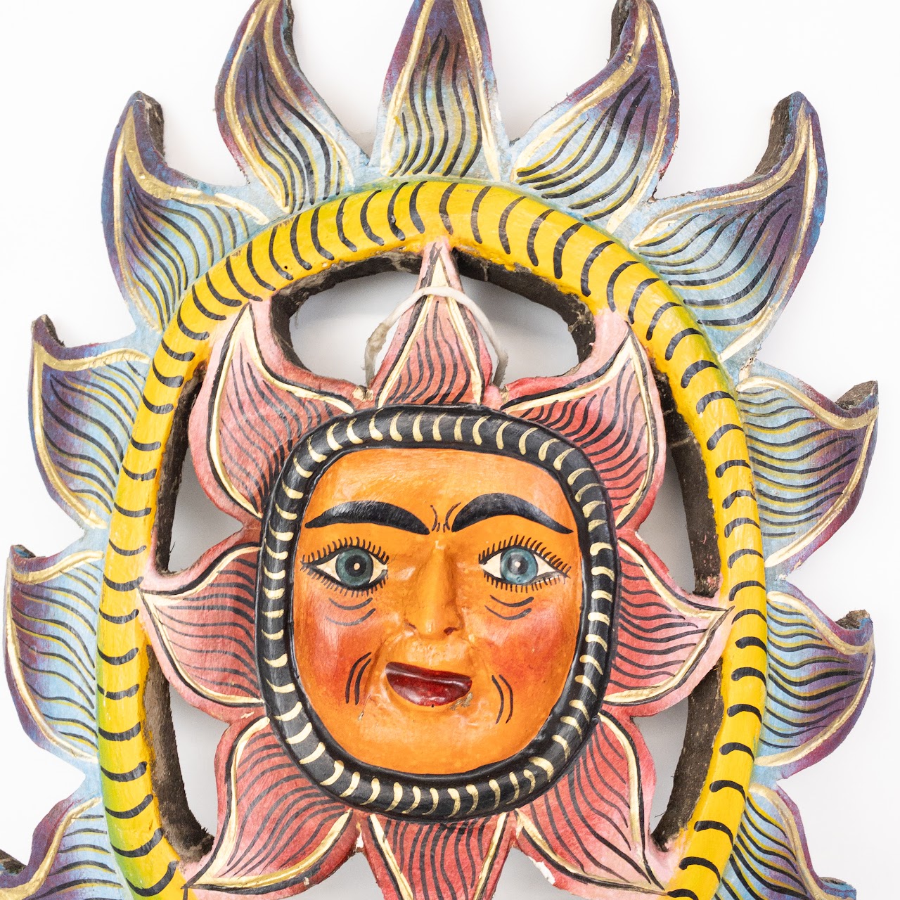 Mexican Folk Art Sun  Wall Hanging