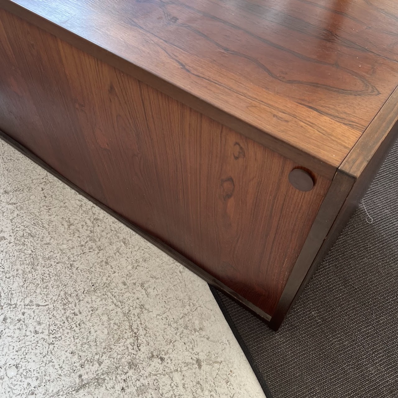 1960s Rosewood Danish Modern Media Stand