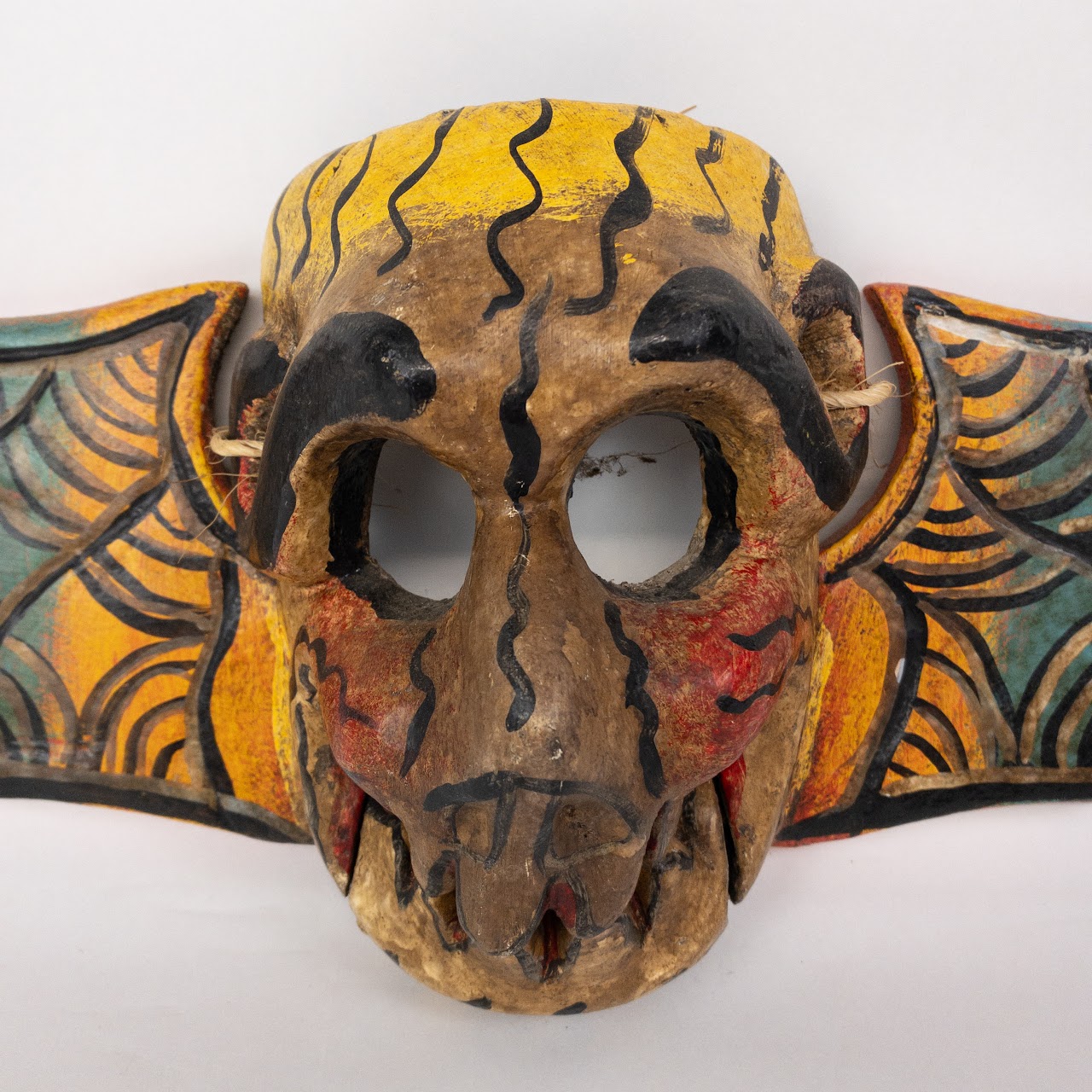 Mexican Folk Art Flying Bat Mask