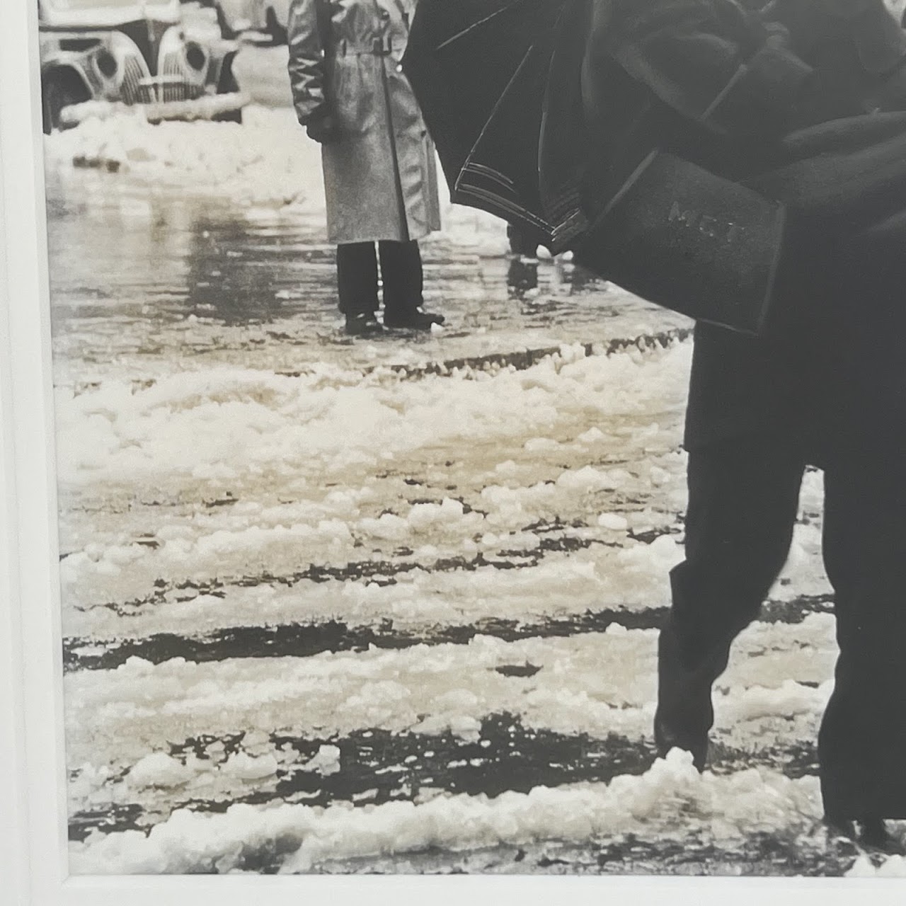 'Sailor Lends a Helping Hand in Times Square, 1944'  Vintage Silver Gelatin Photograph