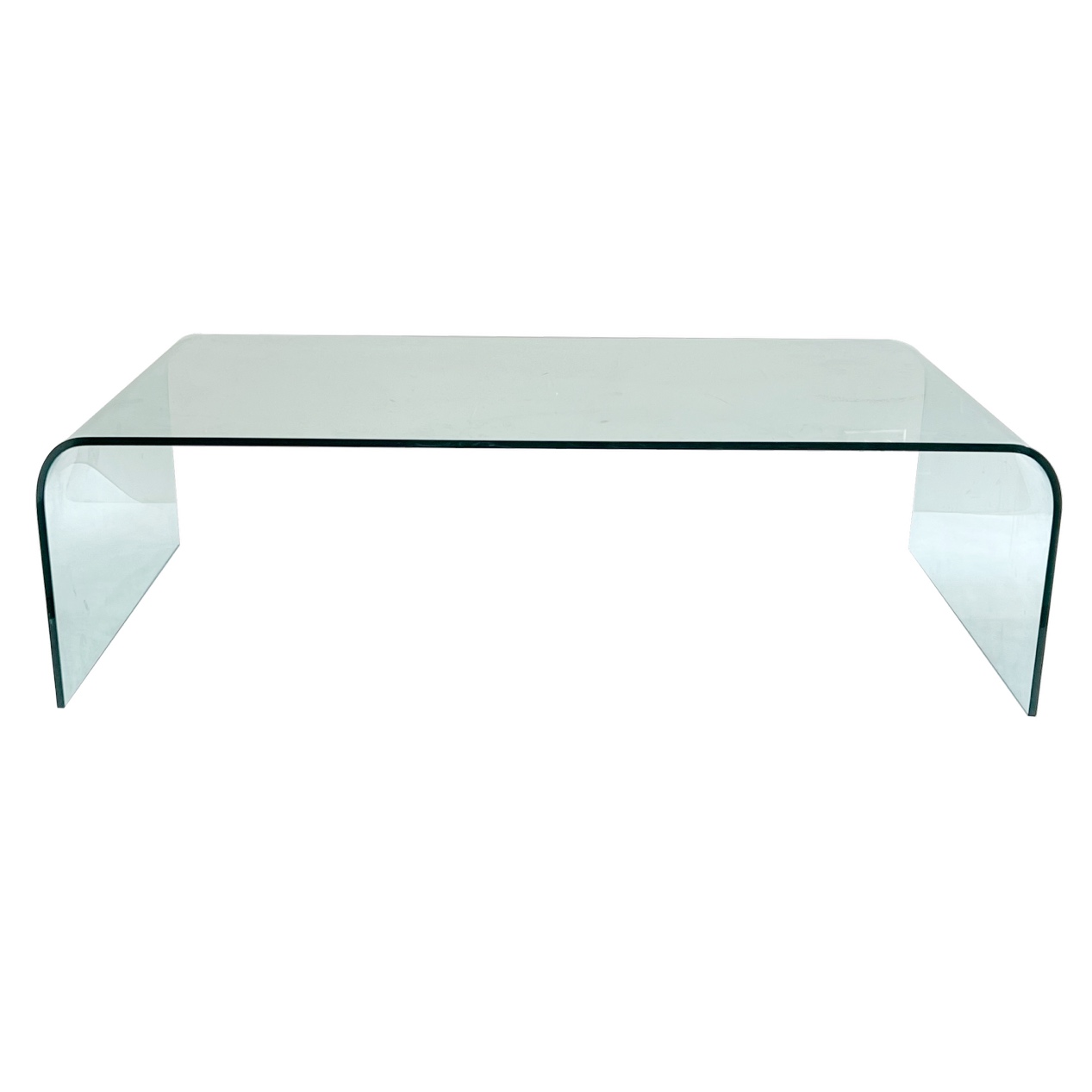 Glass Waterfall Coffee Table