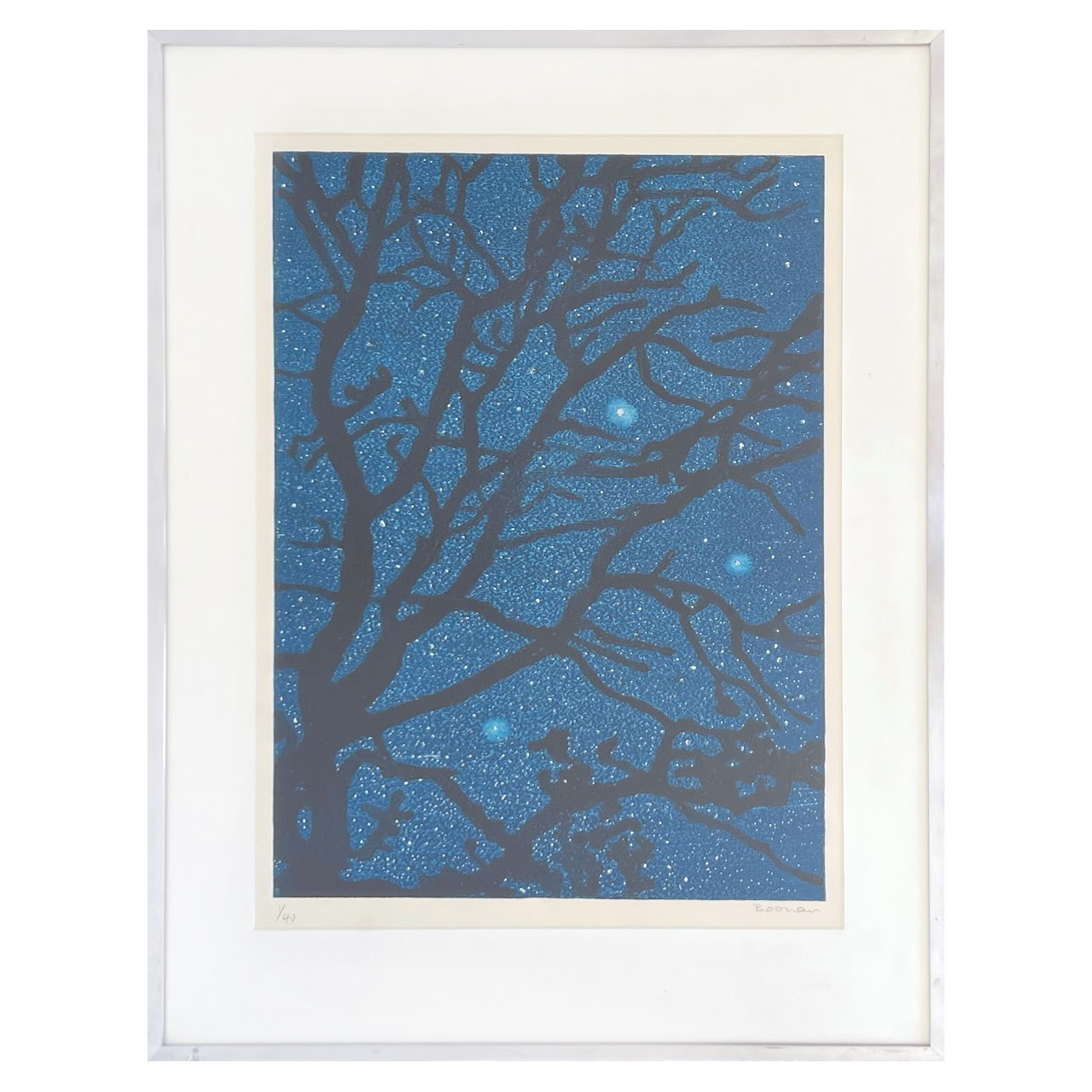 Richard Bosman 'Night Lace' Signed Etching and Aquatint