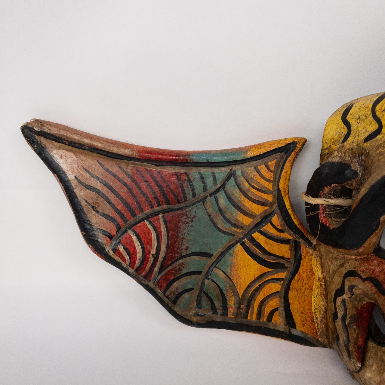 Mexican Folk Art Flying Bat Mask