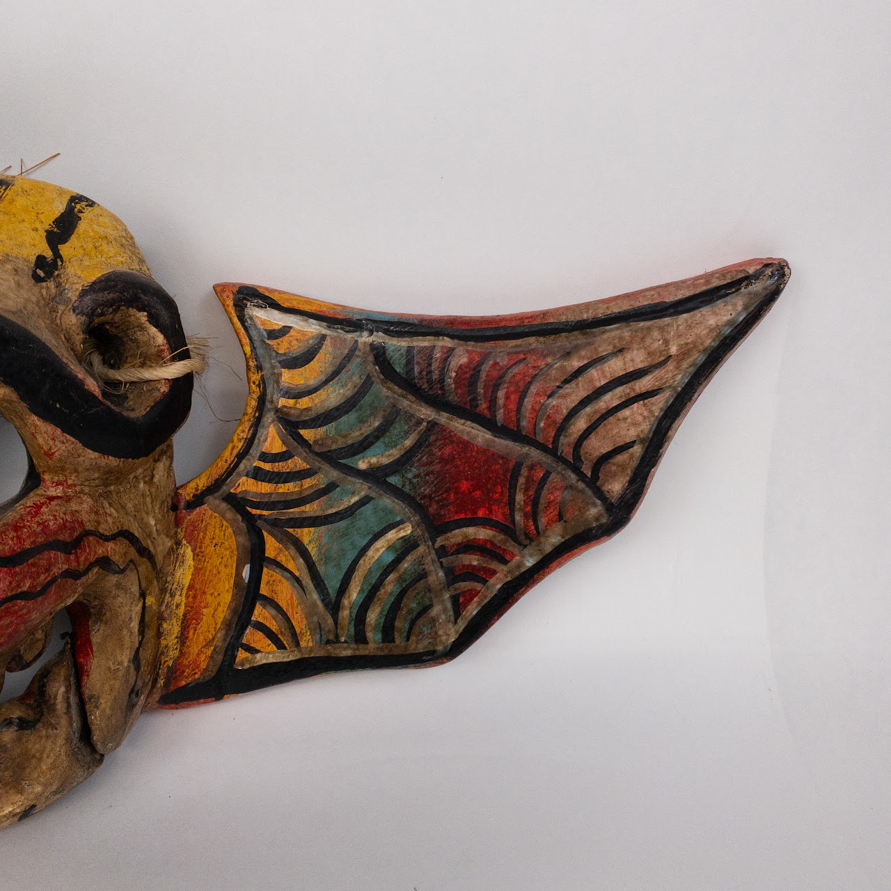 Mexican Folk Art Flying Bat Mask