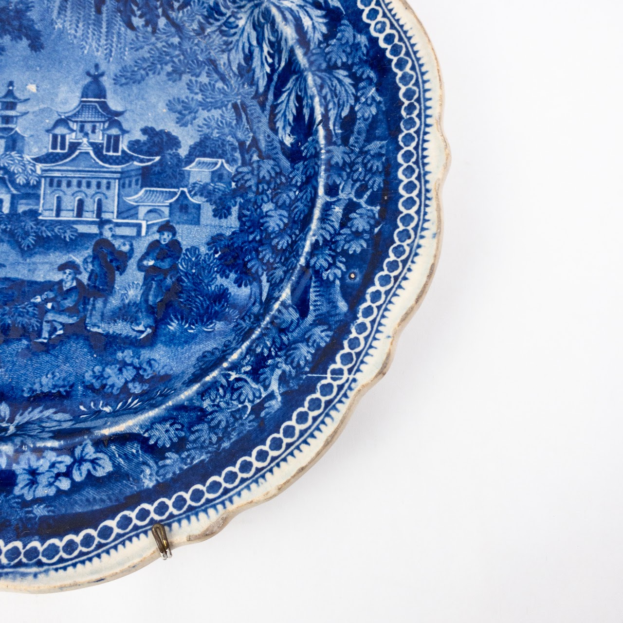 R. Stevenson & Son Antique 'Palestine' Transferware Plate