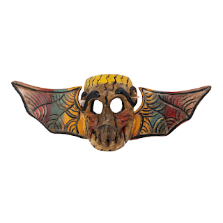 Mexican Folk Art Flying Bat Mask