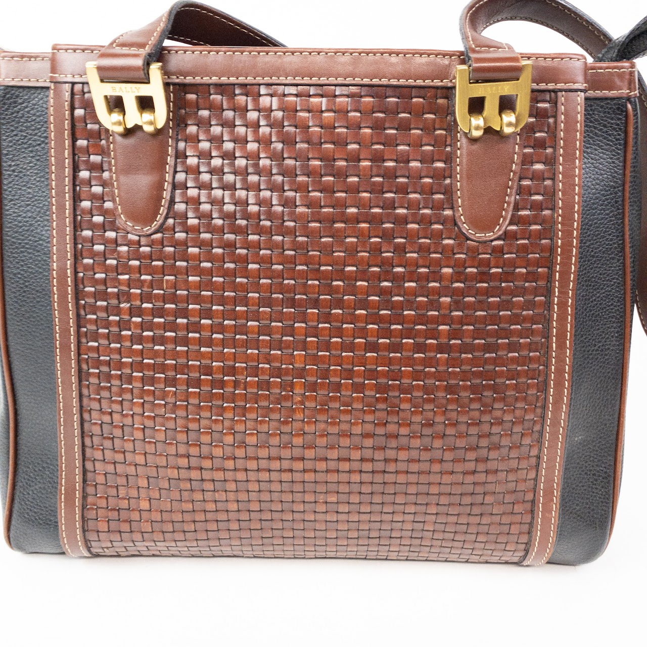 Bally Woven Shoulder Bag