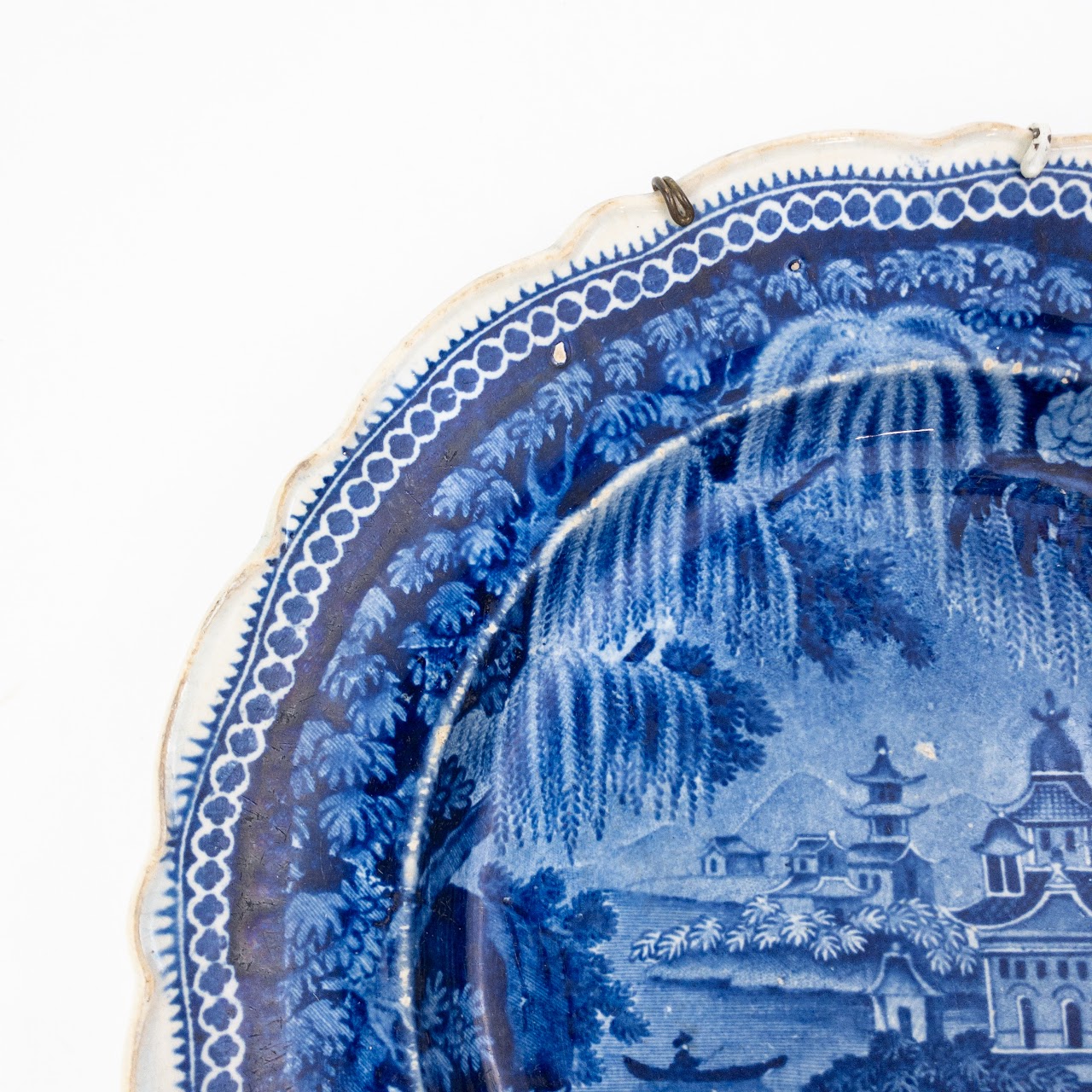 R. Stevenson & Son Antique 'Palestine' Transferware Plate