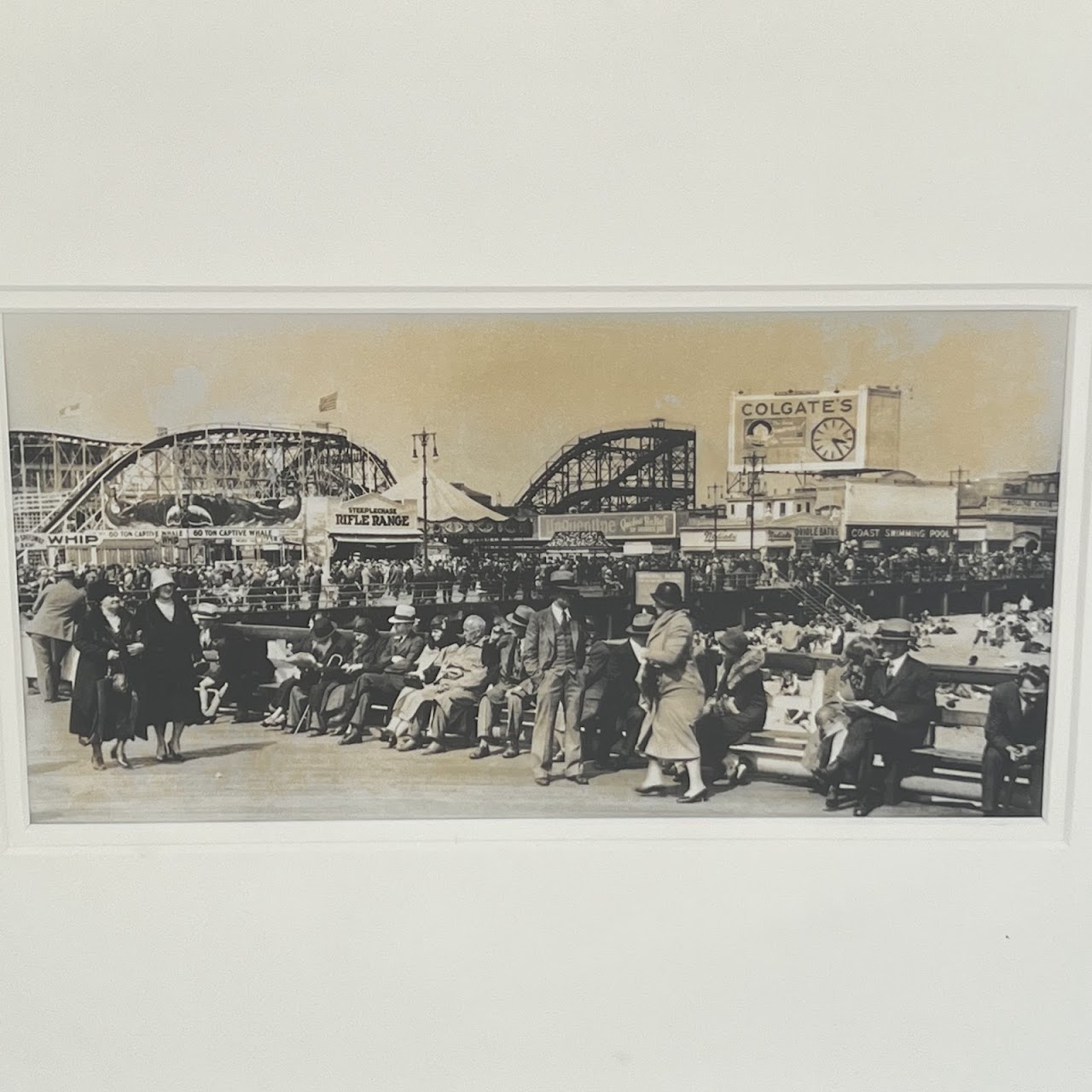 'An Outing at Coney Island, 1920s'  Vintage Silver Gelatin Photograph