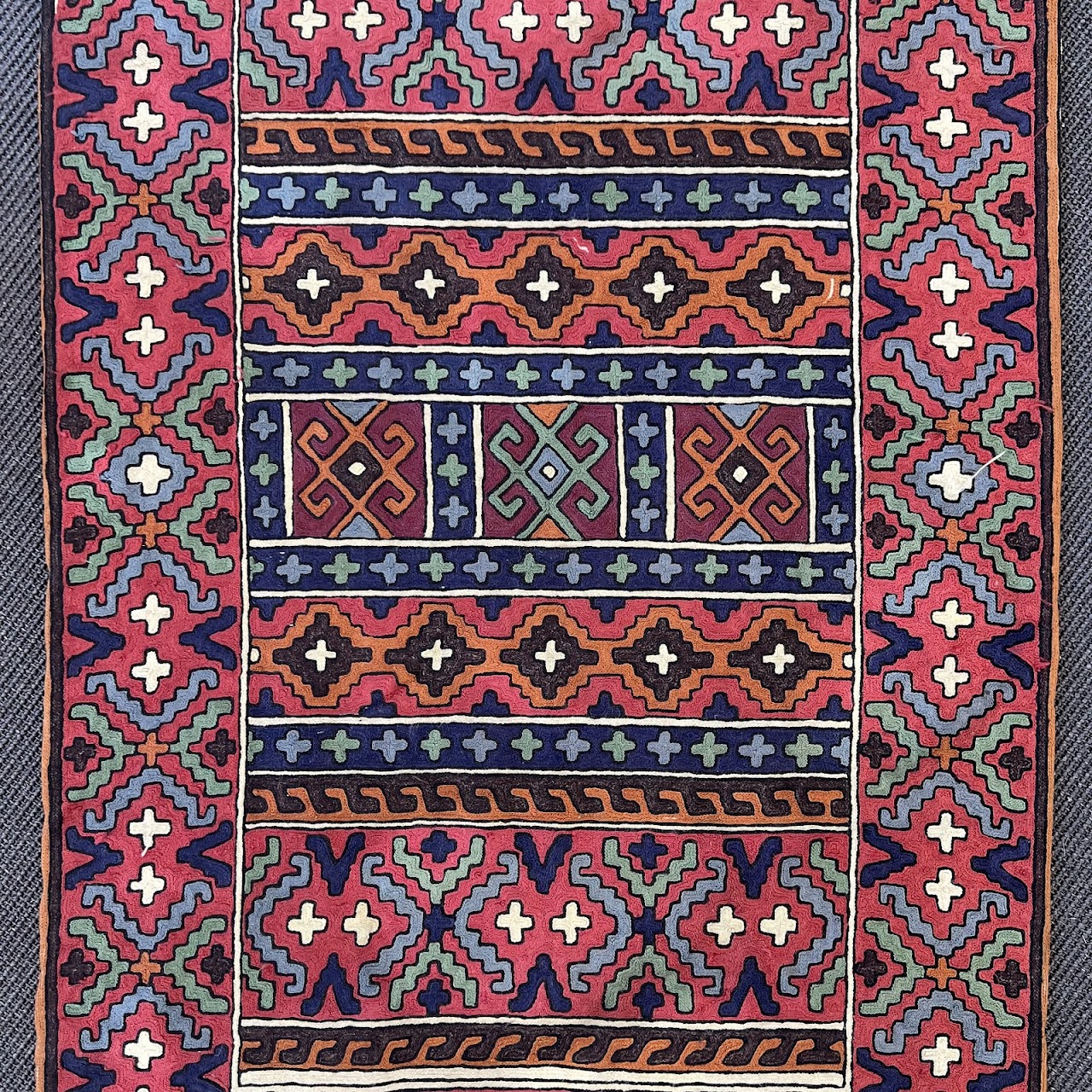 Wool Chainstitched Area Rug